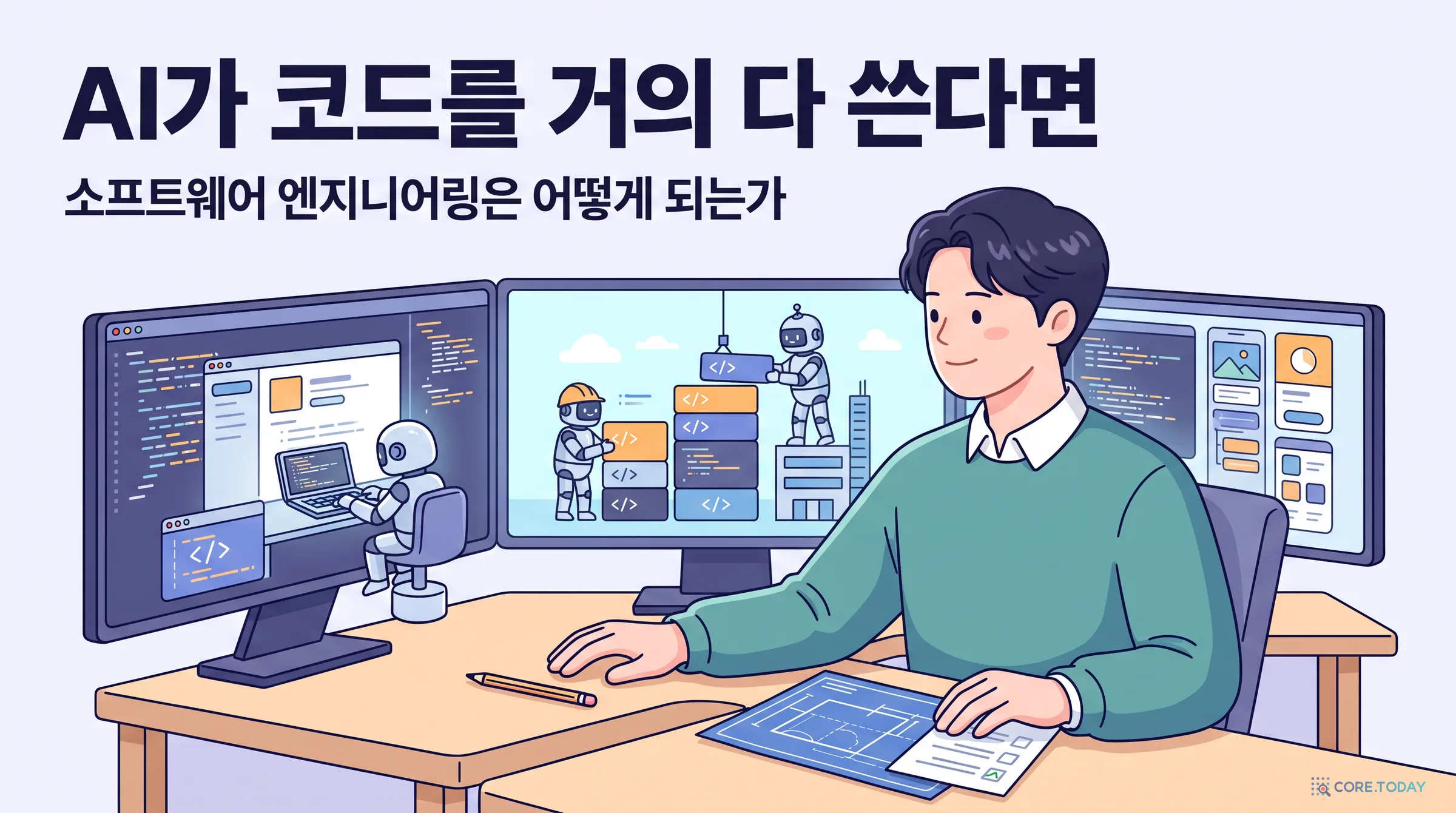 [특집] AI가 코드를 거의 다 쓴다면, 소프트웨어 엔지니어링은 어떻게 되는가 — '연필을 내려놓은' 개발자들의 2026년