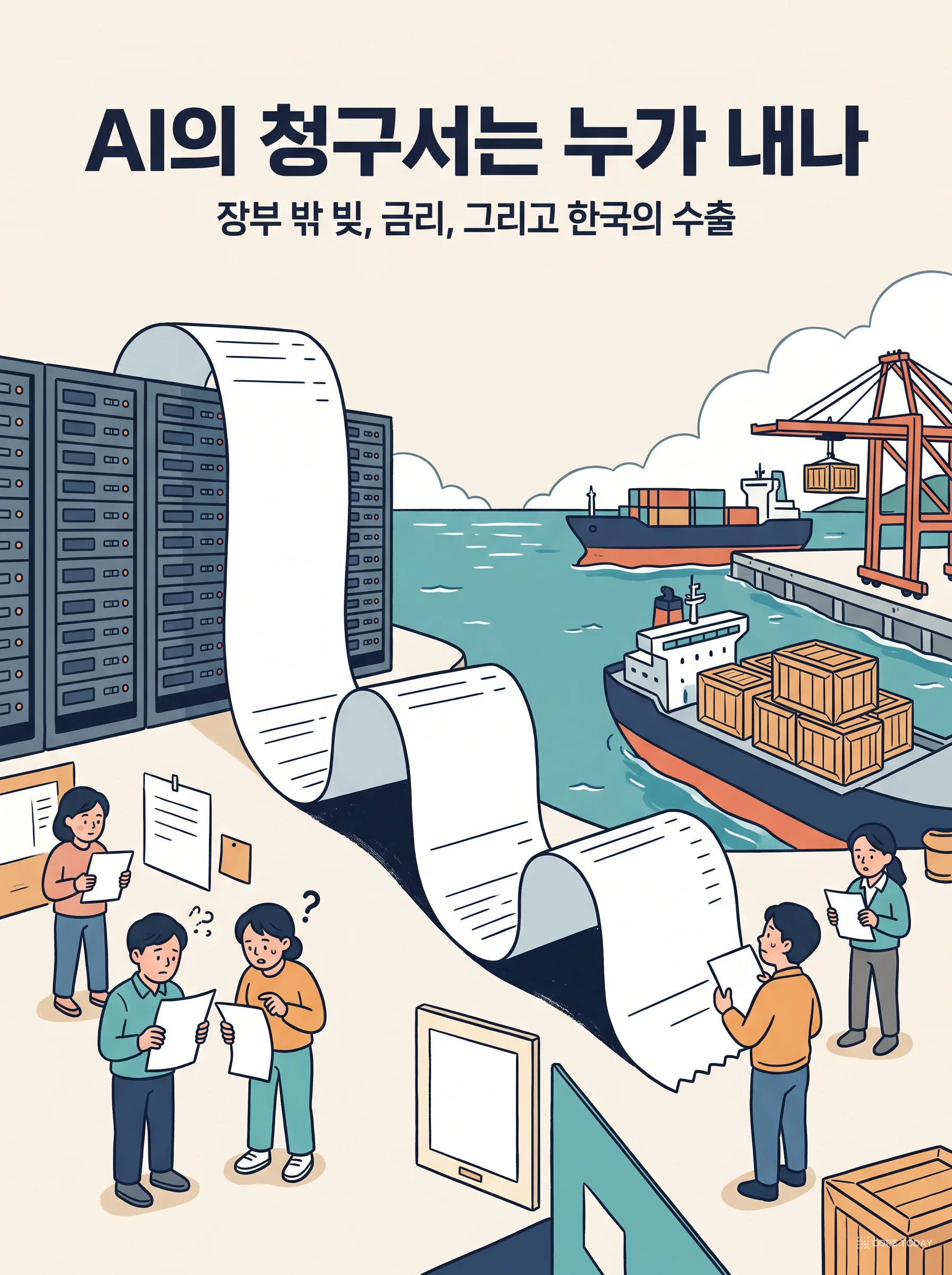 [특집] AI의 청구서는 누가 내나 — 장부 밖 약속, 3년 만의 금리 인상, 그리고 수출의 절반이 된 반도체