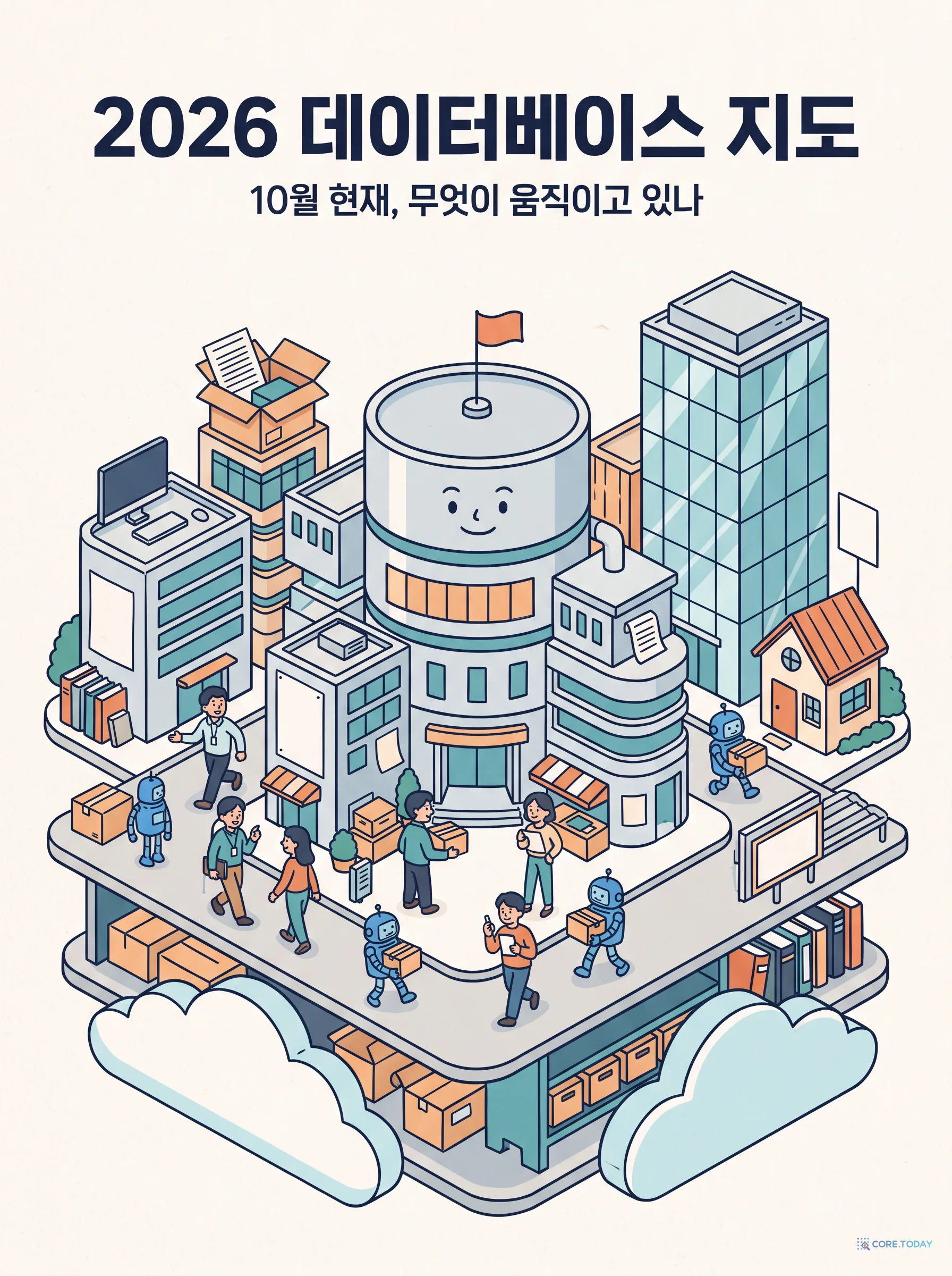 [특집] 2026년 10월, 데이터베이스는 어디로 가는가 — 숫자로 읽는 여덟 가지 지각변동