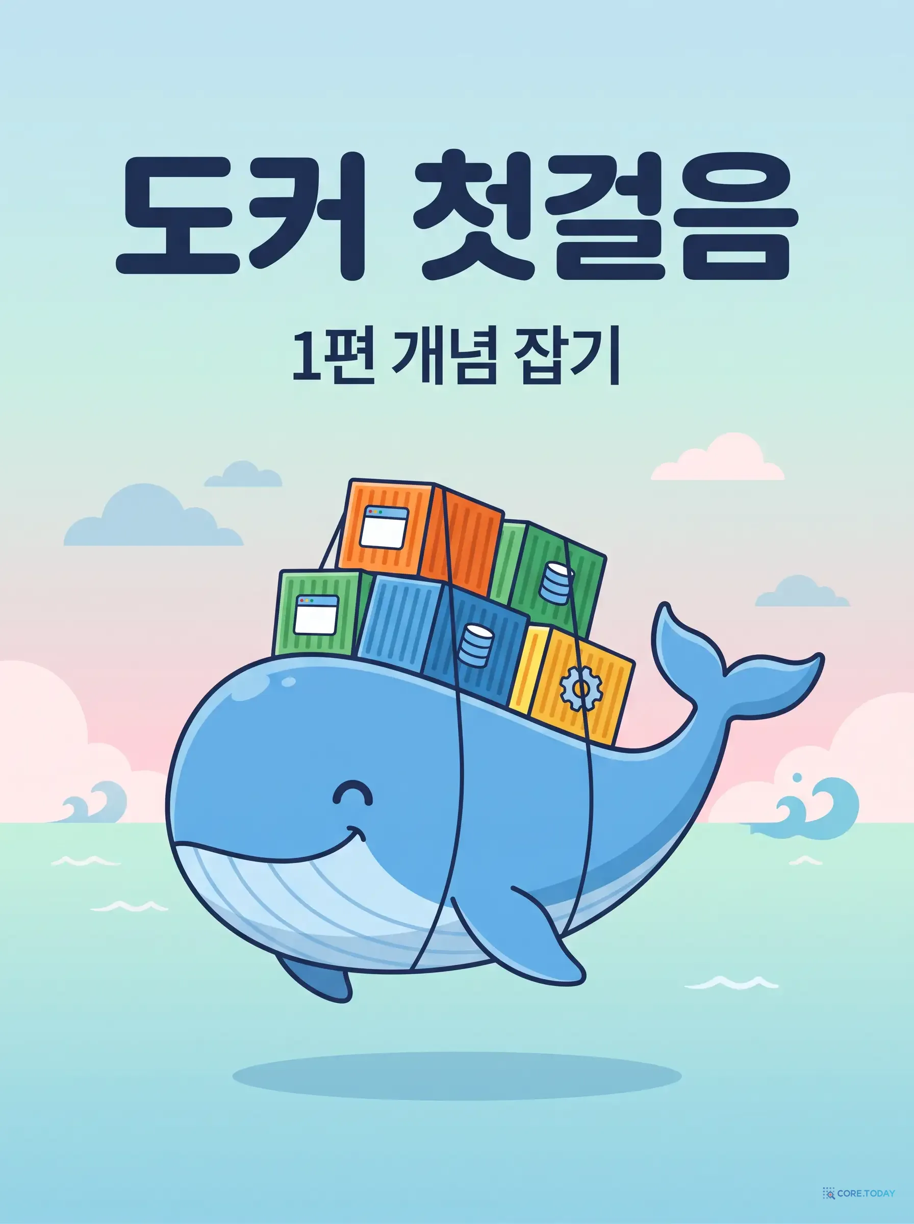 도커 첫걸음 1편 — 이미지·컨테이너·레지스트리, 단어 다섯 개로 끝내는 개념 잡기