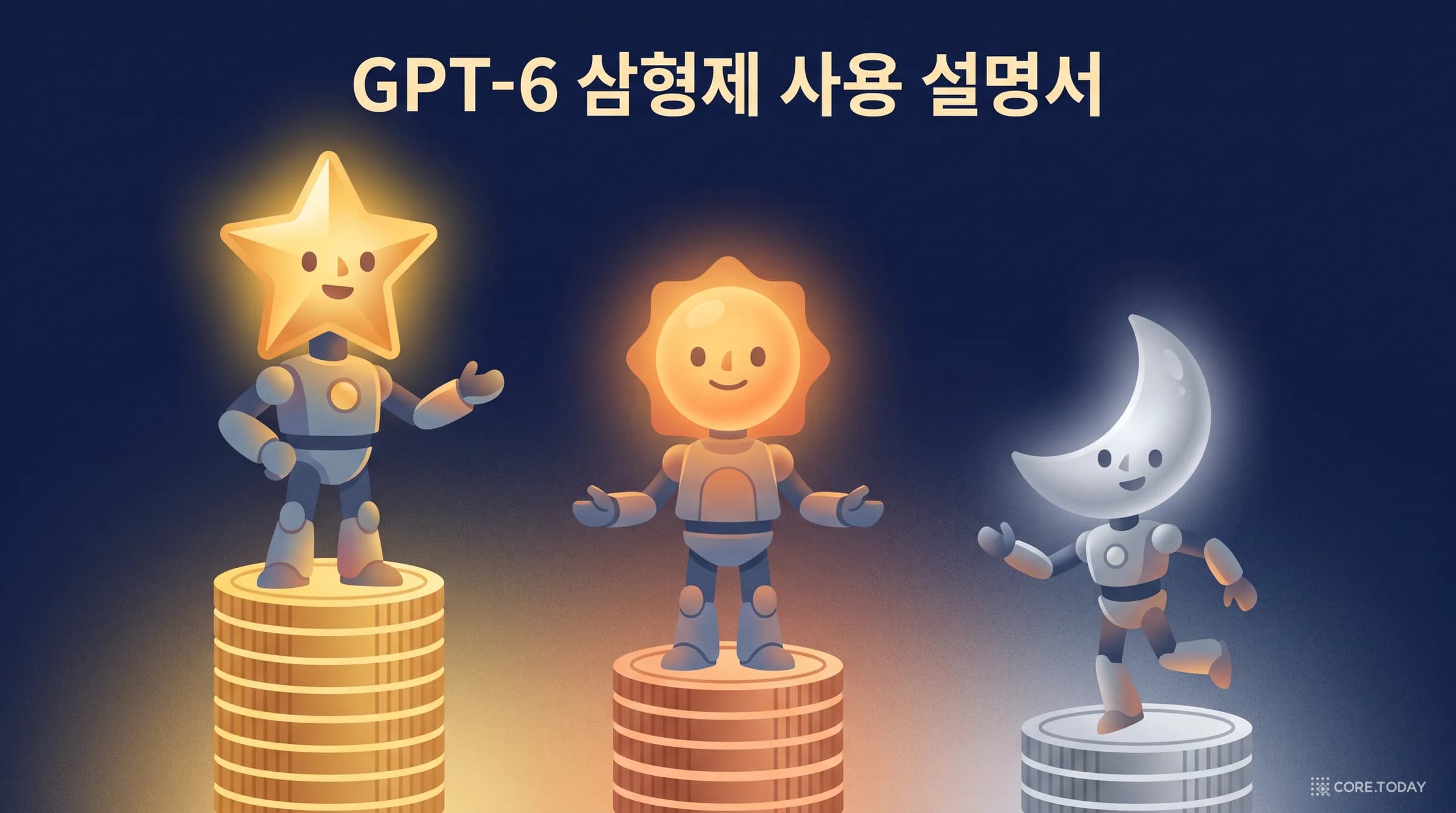 GPT-6 삼형제 사용 설명서 — Astra·6.1 Sol·Luna, 무엇이 달라졌고 언제 무엇을 쓰나