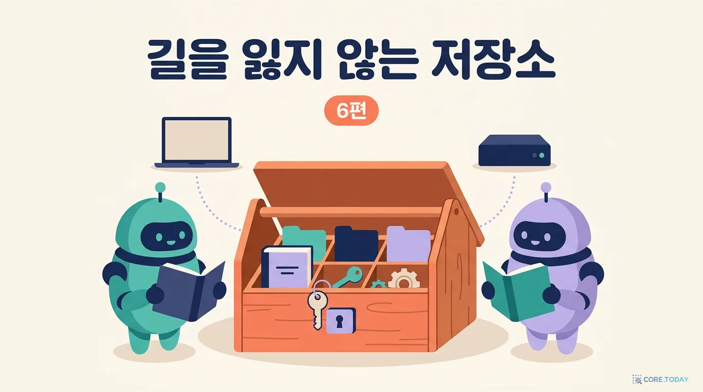 에이전트 여럿, 저장소 하나 6편 — 에이전트가 길을 잃지 않는 저장소
