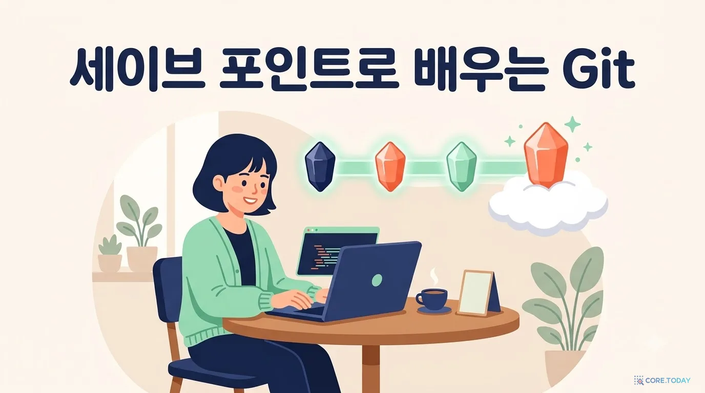 Git, 이것만 알면 협업한다 1편 — 세이브 포인트로 이해하는 Git: 네 공간과 네 동작