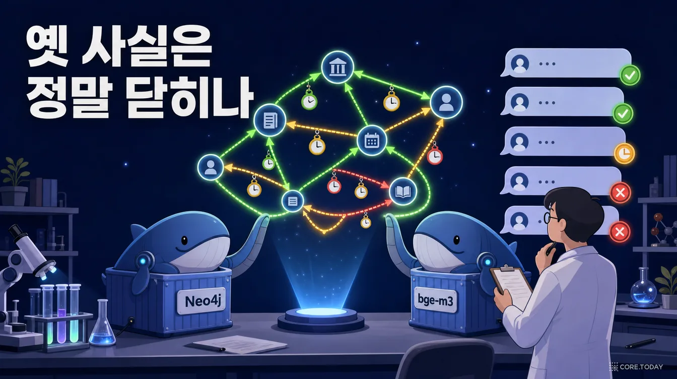 옛 사실은 정말 닫히나 — Graphiti에 한국어 상담 로그 240건을 넣어 직접 재 봤다