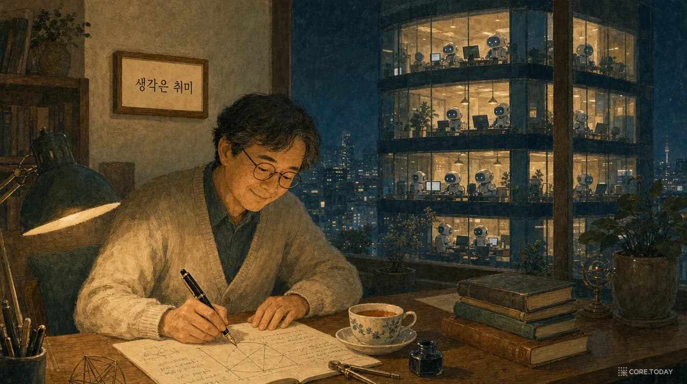[특집] 생각이 취미가 되는 날 — 스피넬리스의 「생각은 취미가 될 것이다」, 사냥·서예·목공·승마의 길을 생각도 걷게 될까