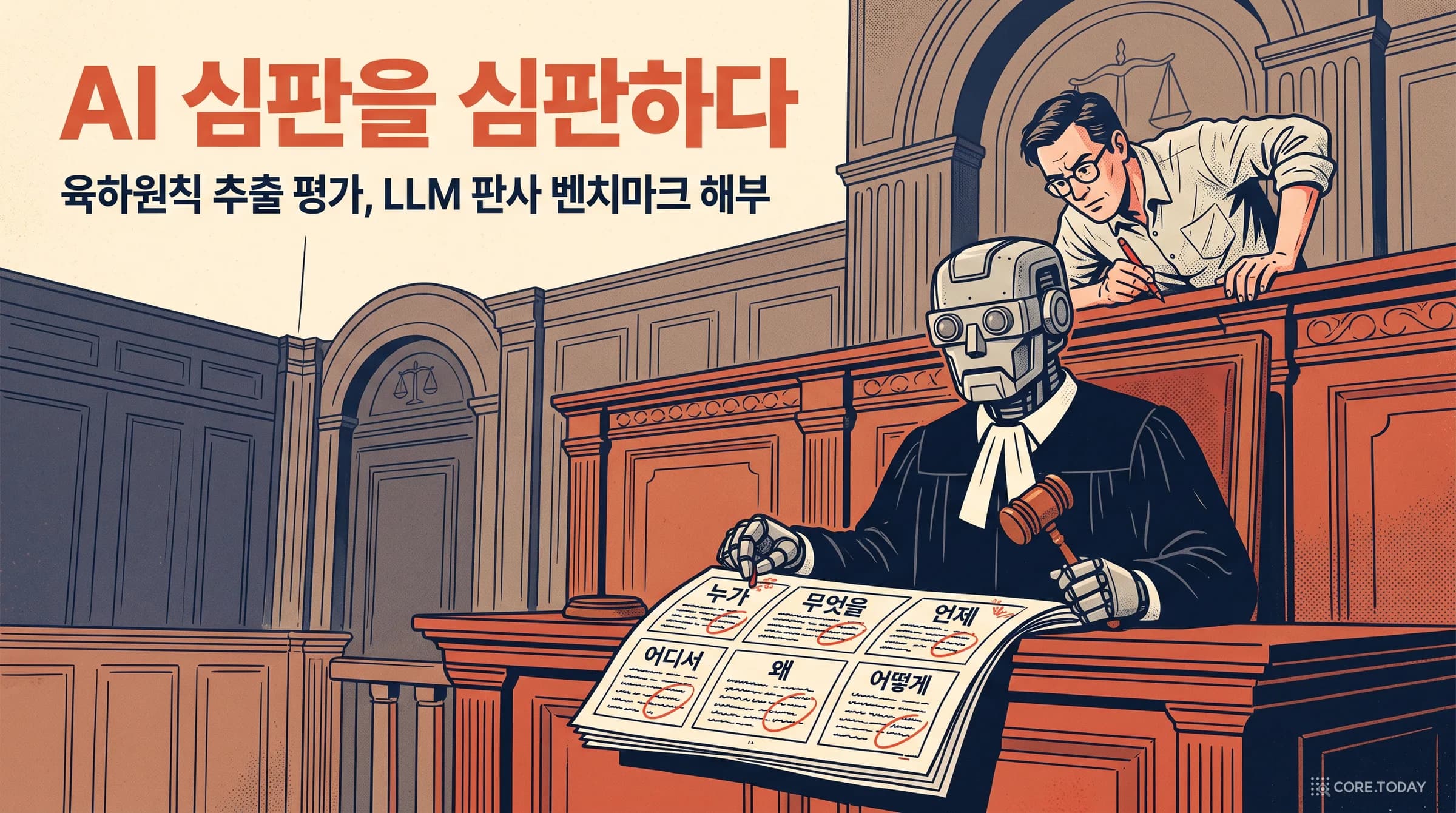 AI 심판을 심판하다 — 육하원칙 추출을 채점하는 LLM 판사 벤치마크, 원자료로 다시 읽기
