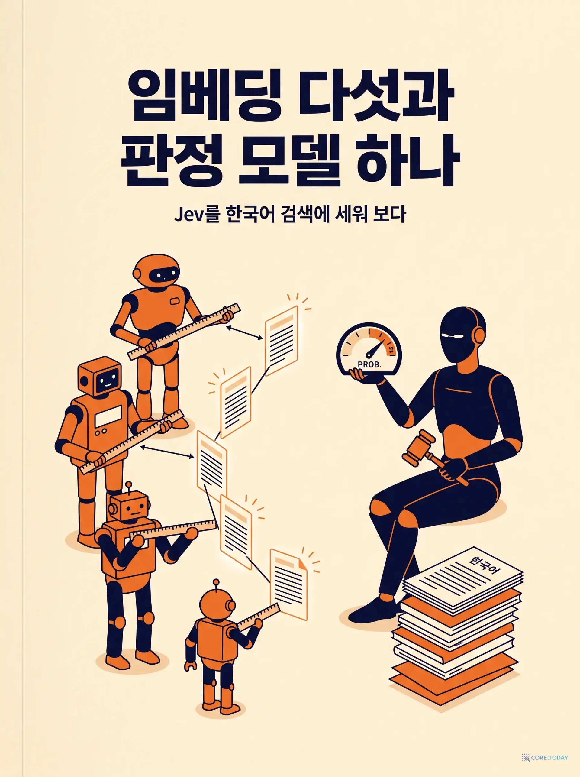임베딩 다섯과 판정 모델 하나 — TypeSafe Jev를 한국어 검색 파이프라인에 세워 보다 (한국어 검색 스택 6편)