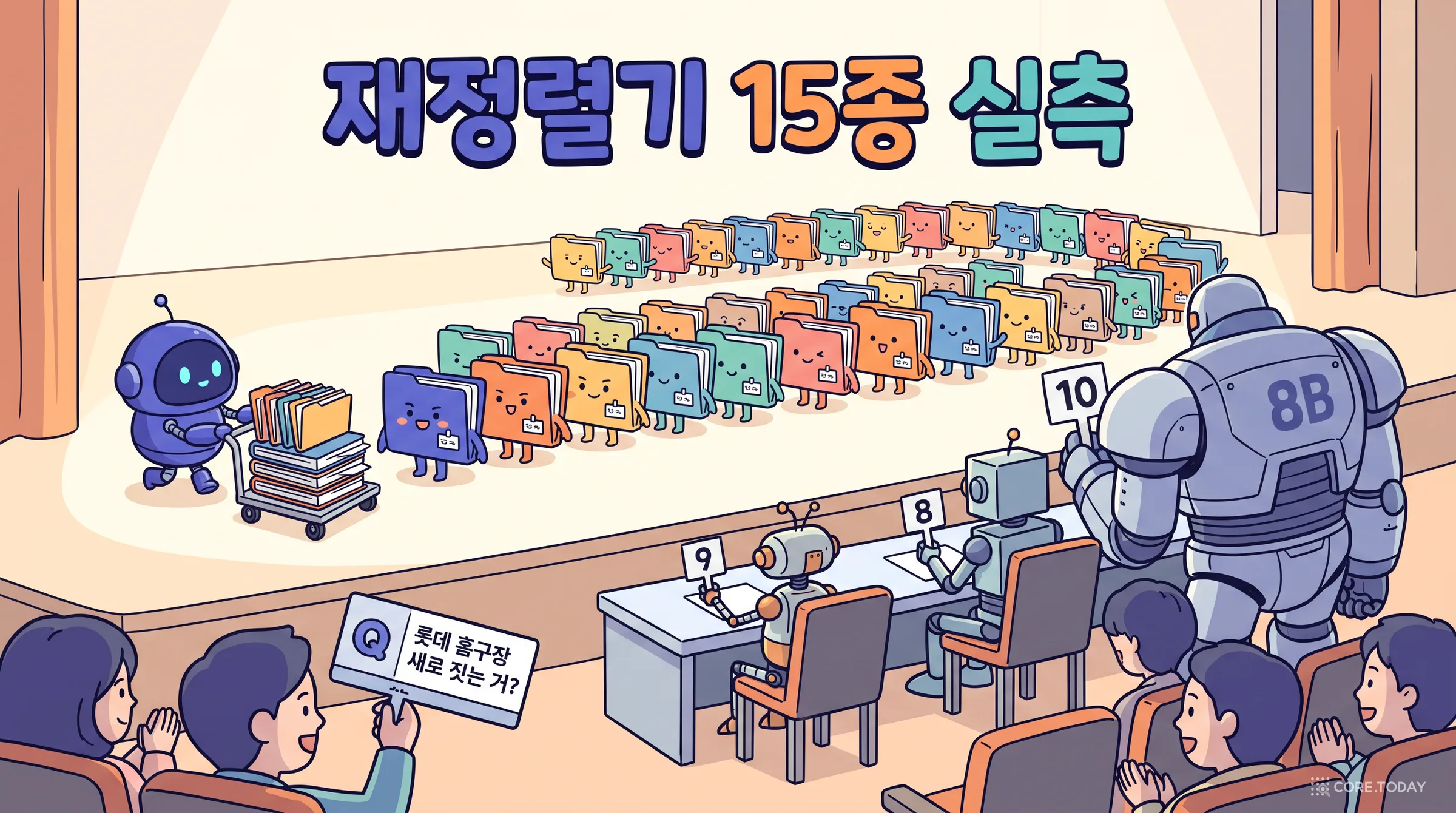 ‘299억’을 고른 재정렬기 — 재정렬기 15종·로컬 LLM·질의 고쳐 쓰기로 정한 사실탐색기 검색 설계