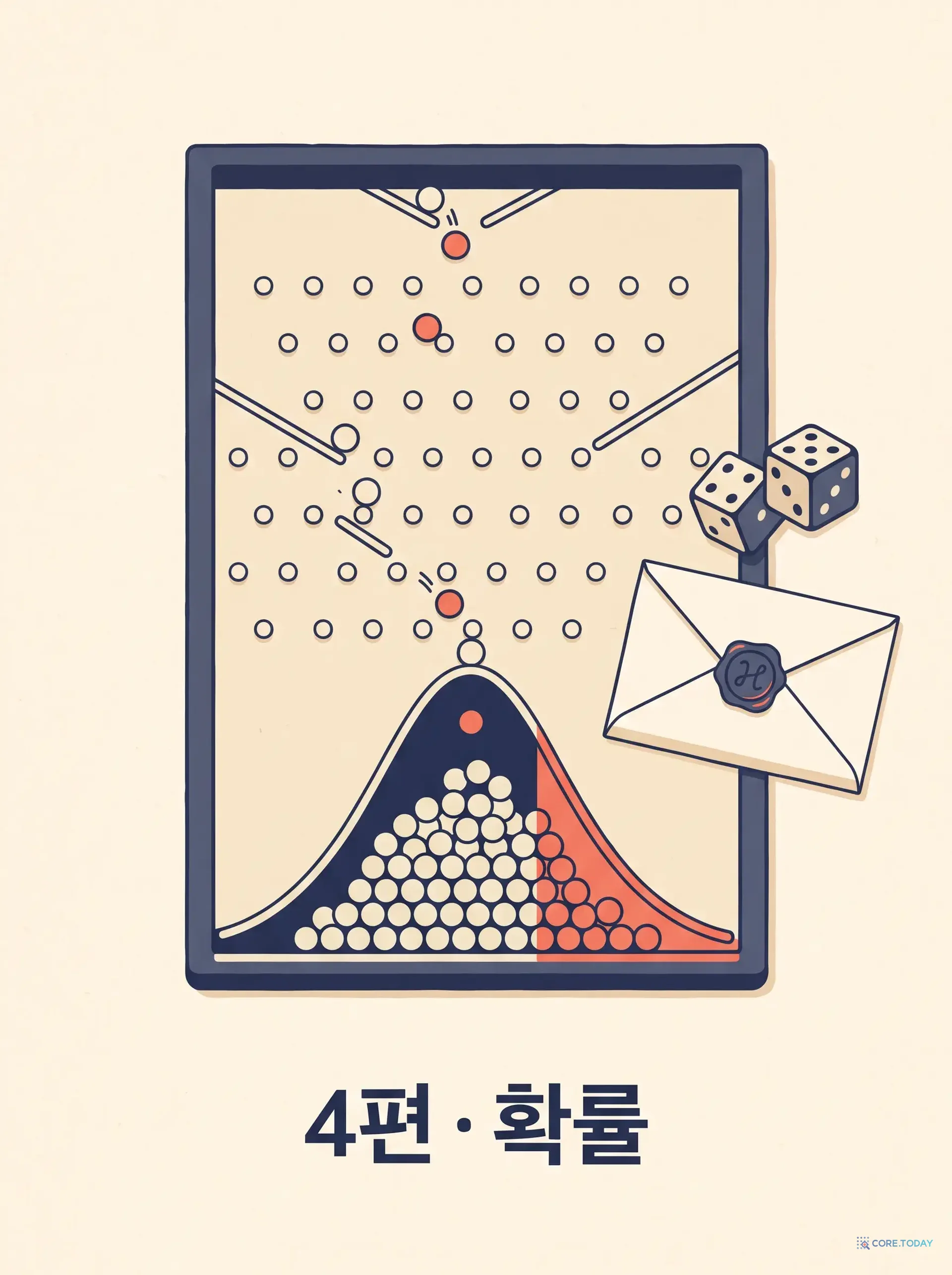 수학은 언어다 (4편) 확률: 도박사의 편지에서 태어난 학문, 종 모양의 미스터리, 그리고 '세 번 시도하면 99.2%'가 틀리는 순간