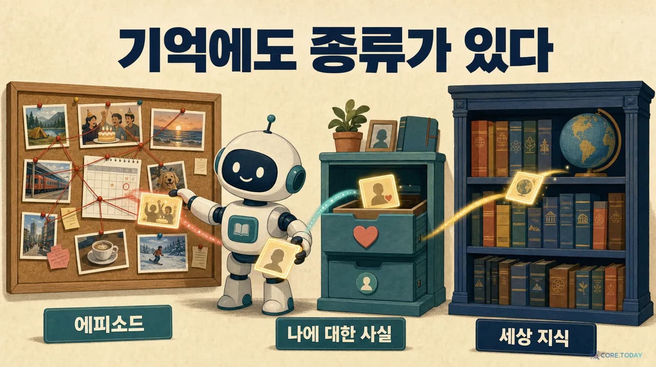[특집] 기억에도 종류가 있다 — MemoType이 바꾼 질문: 'AI는 무엇을 기억하나'에서 '어떤 기억을, 어떻게 찾나'로