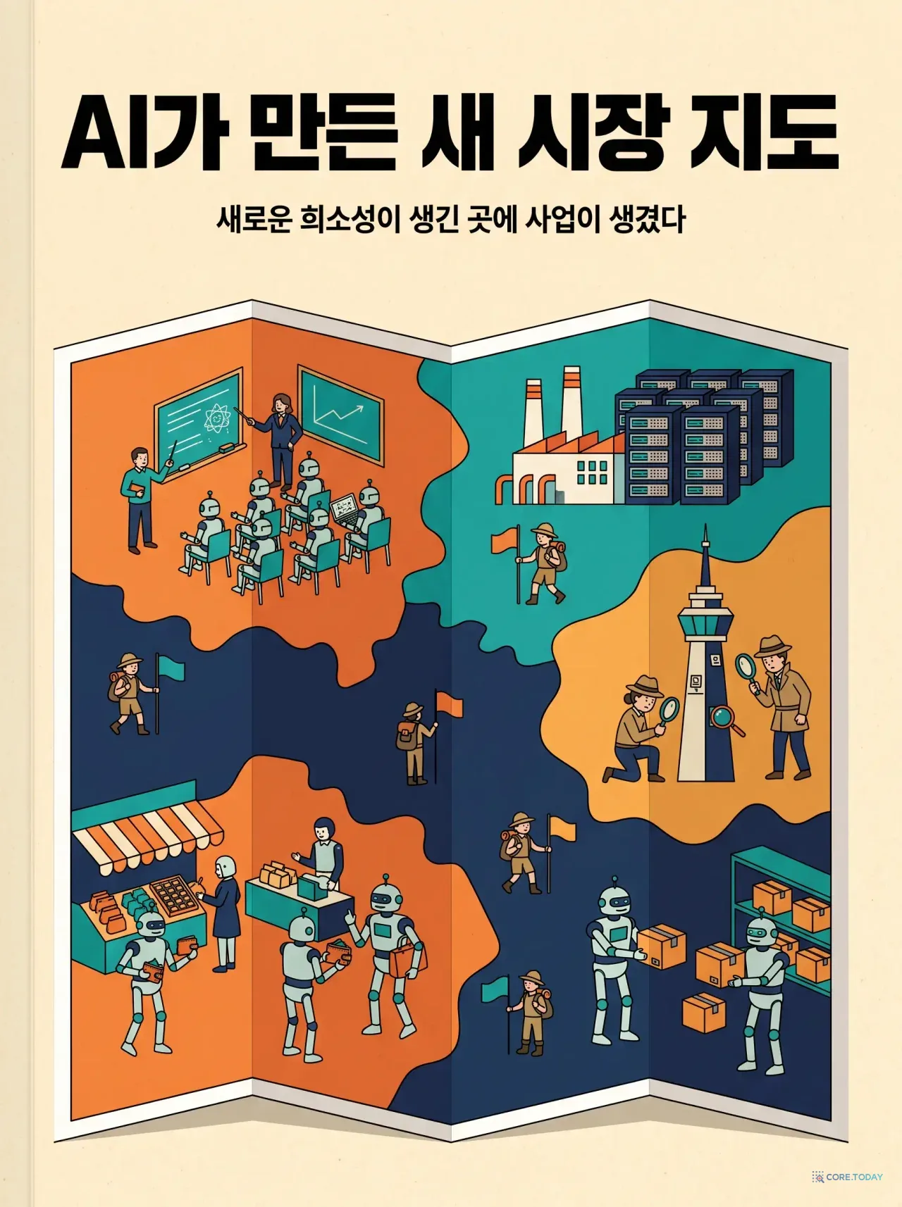[특집] AI가 만든 새 시장 지도 2026 — 판단·연산·신뢰·새로운 고객·결과, 다섯 가지 희소성이 낳은 비즈니스