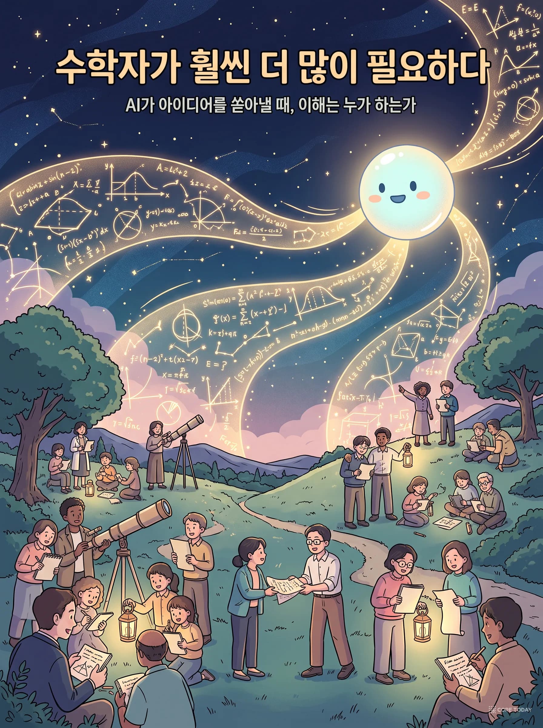 [특집] 수학자가 훨씬 더 많이 필요해질 것이다 — AI가 아이디어를 쏟아낼 때, '이해'는 누가 하는가