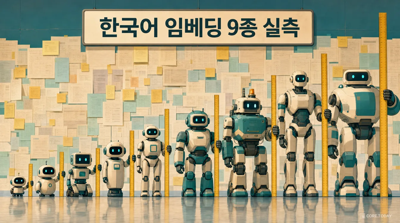 맥 한 대에 임베딩 모델 아홉 개 — Qwen3·BGE-M3·Nomic·Arctic·EmbeddingGemma 1·2를 한국어로 다시 재다 (로컬 모델 실측 1편)