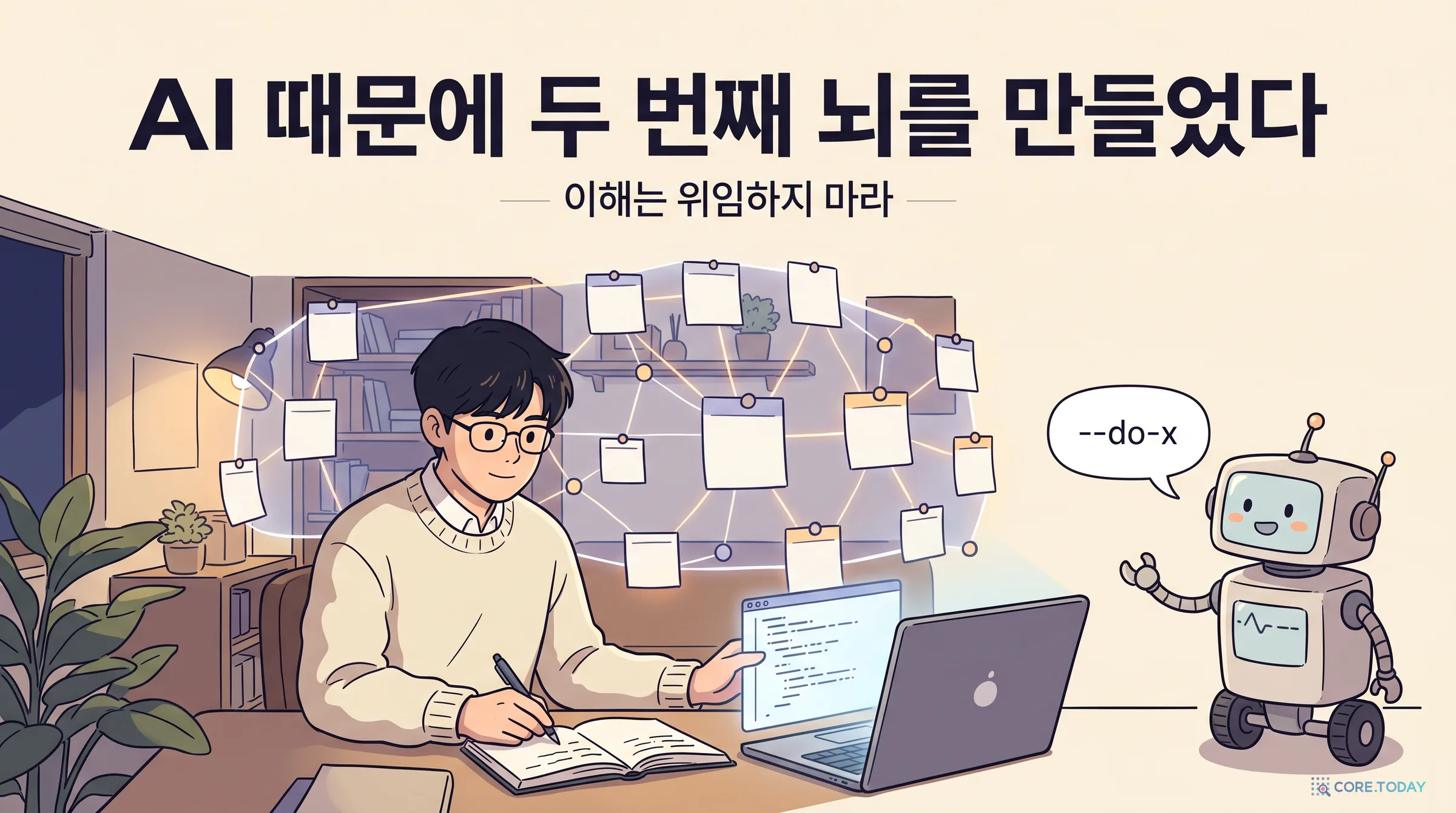 [특집] AI 때문에 두 번째 뇌를 만들었다 — '이해를 위임하지 마라'의 역사, 과학, 그리고 2026년