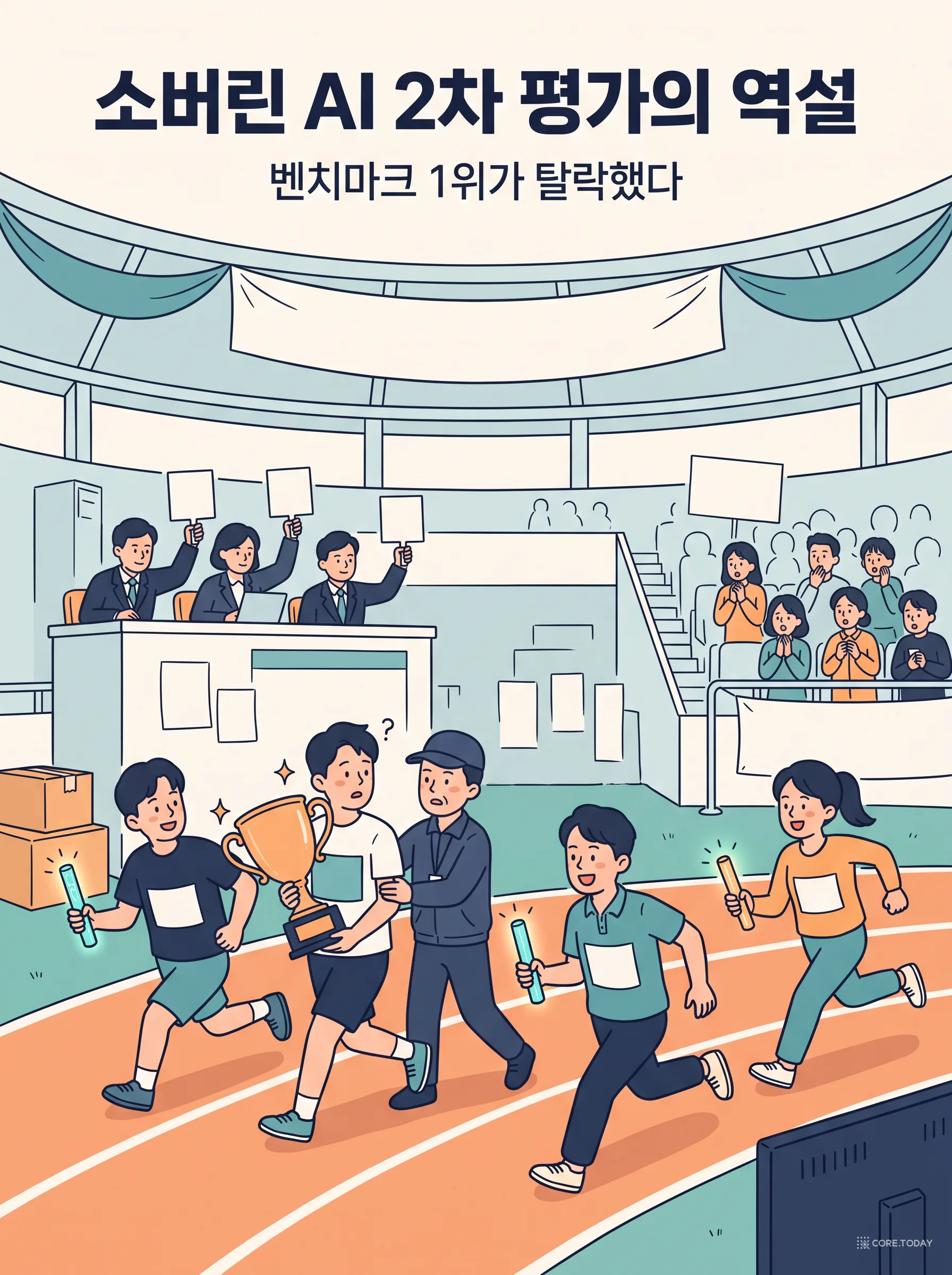 [특집] 소버린 AI 2차 평가의 역설 — 벤치마크 1위가 탈락했다: 독자 AI 파운데이션 모델 14개월과 '무엇으로 평가할 것인가'