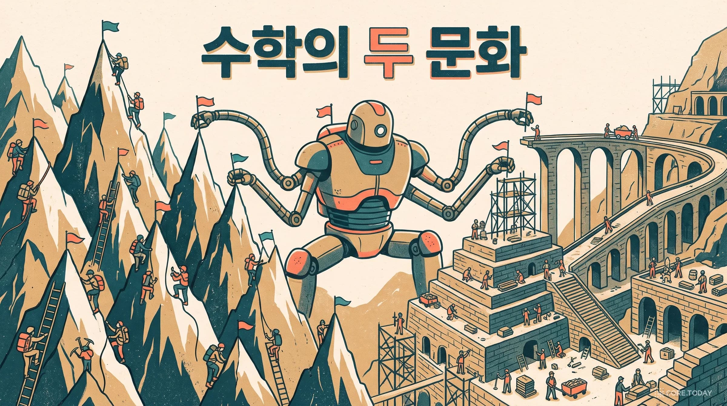 [특집] 수학의 두 문화 — 재프–퀸, 서스턴, 고워스를 정독하고 AI가 쓴 수학의 '문화'를 재다