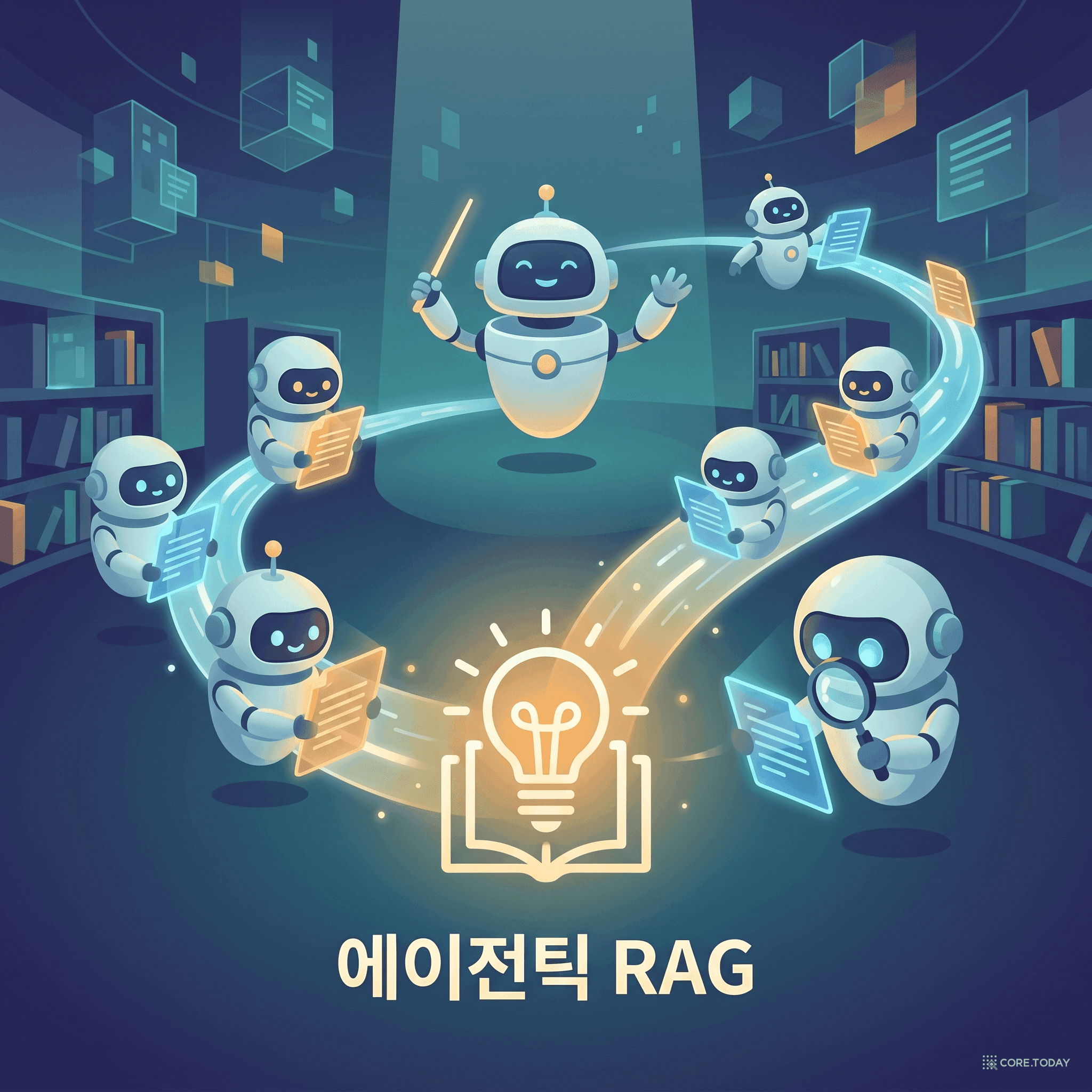 AI 사서 7명이 협업한다 — Google의 Agentic RAG가 '믿을 수 있는 답'을 만드는 법