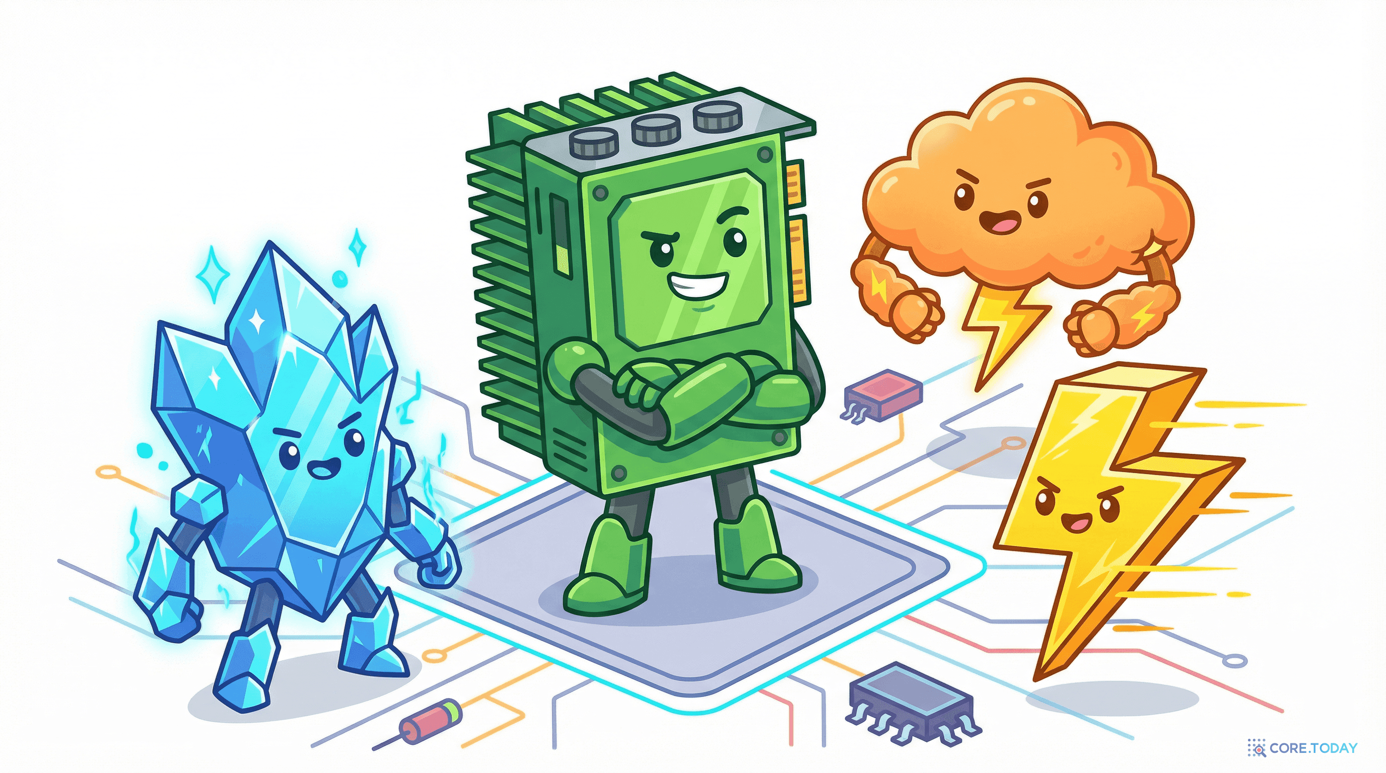 AI 칩 전쟁 2026 — NVIDIA 독주 속 TPU v7, Trainium 3, Groq, MTIA의 도전