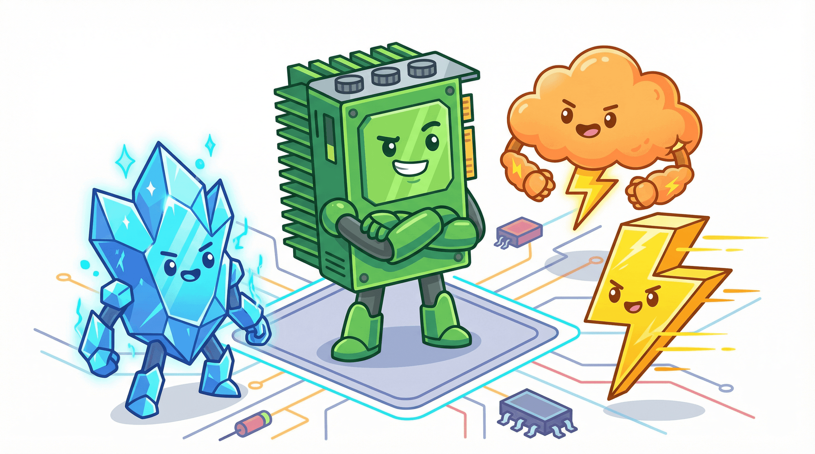 AI 칩 전쟁 2026 — NVIDIA 독주 속 TPU v7, Trainium 3, Groq, MTIA의 도전