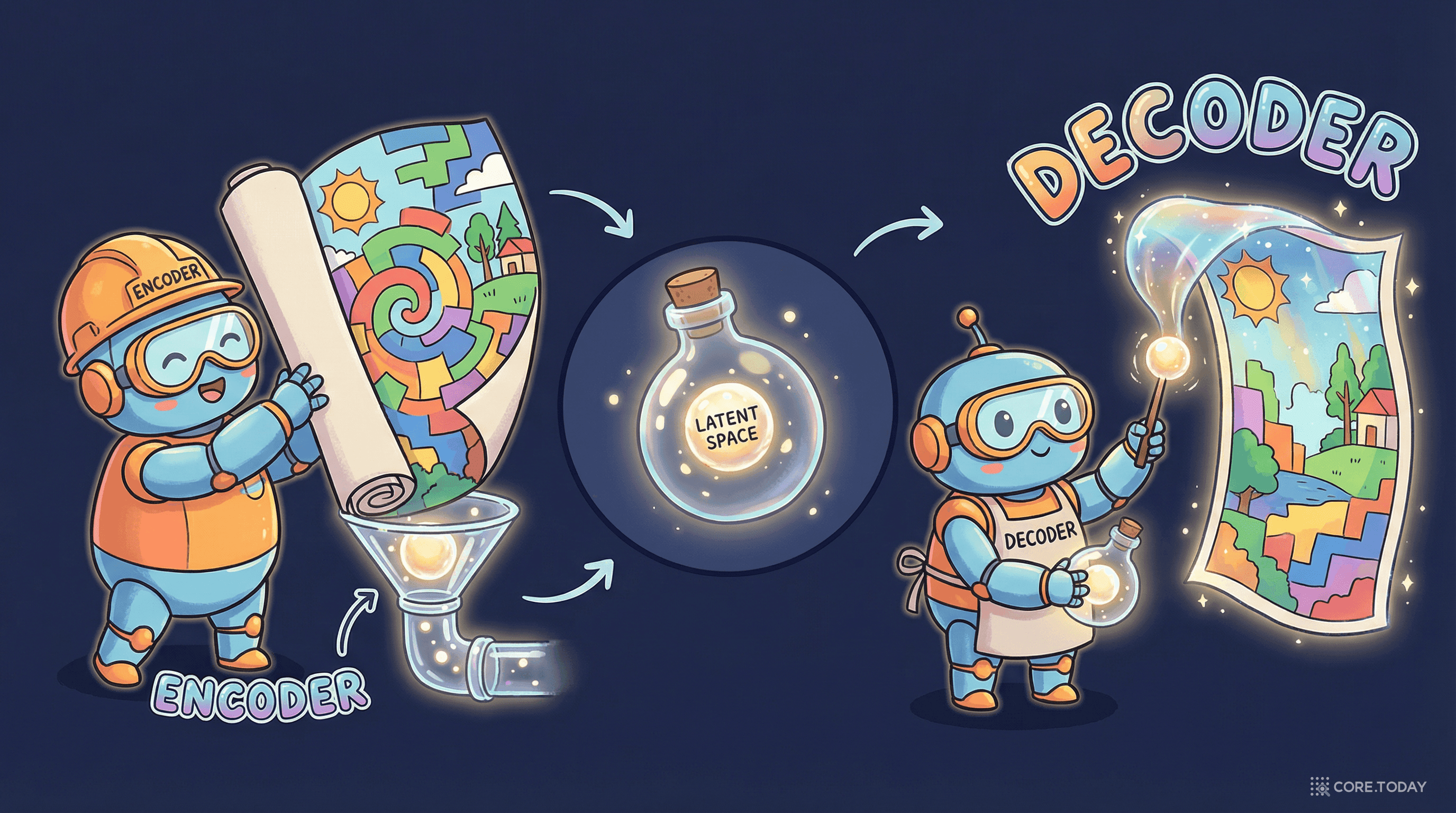 오토인코더 완전 정복: 데이터를 압축했다 복원하면 AI가 '이해'를 배운다