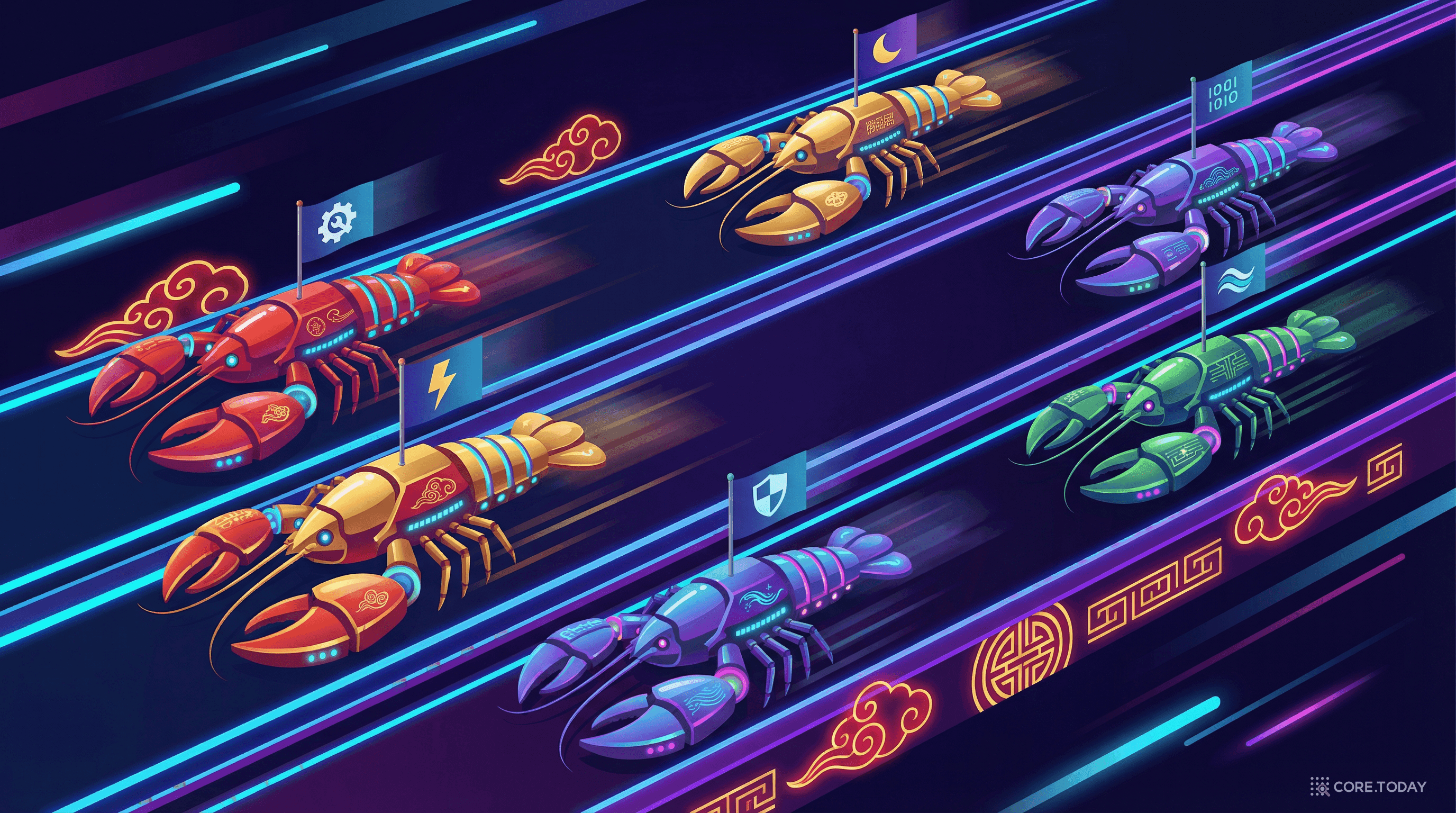 养龙虾(양룽샤) 전국시대: 7일간 7개 제품, 중국 AI 에이전트 대전의 현장