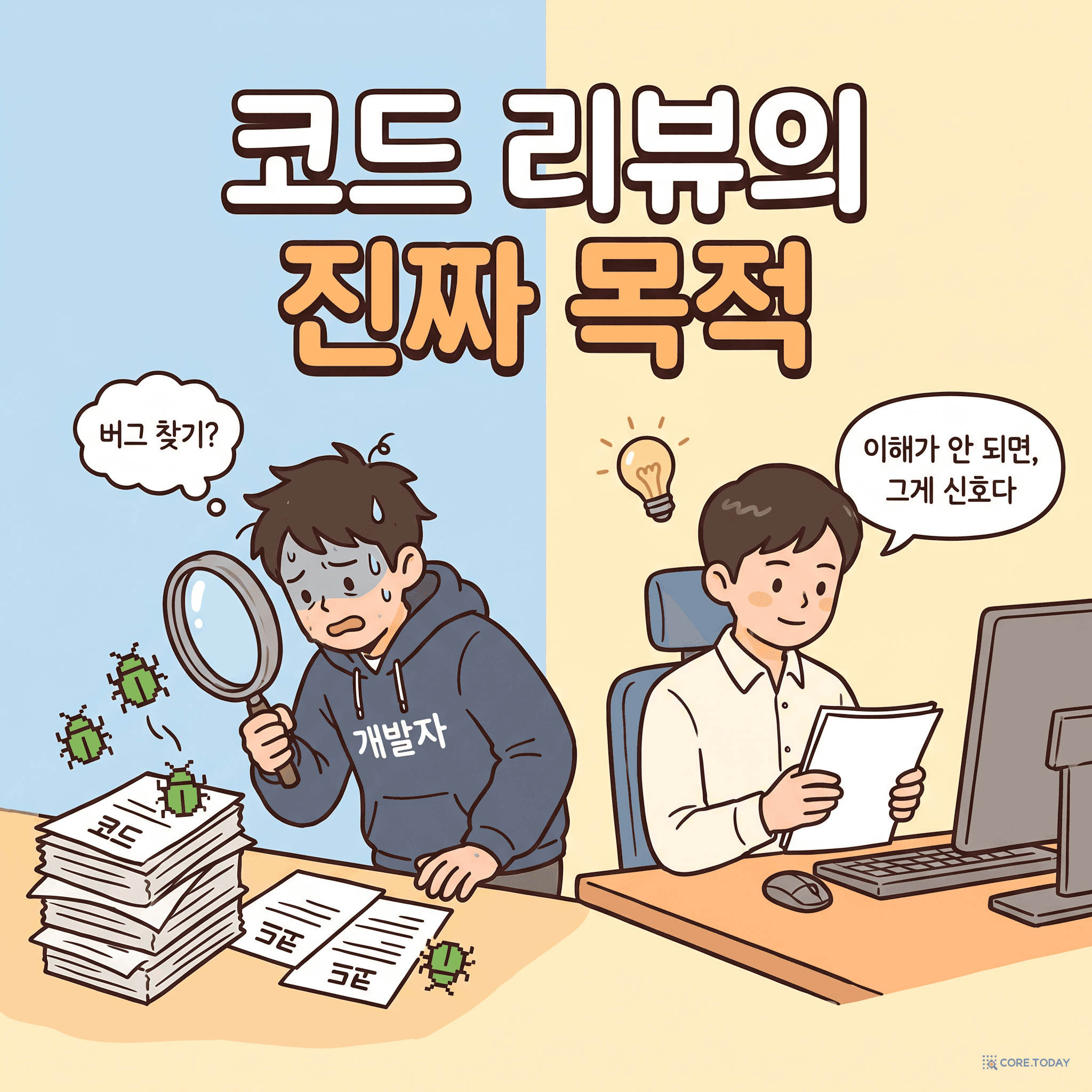 버그를 찾겠다는 착각: 코드 리뷰의 진짜 목적, 1976에서 2026까지