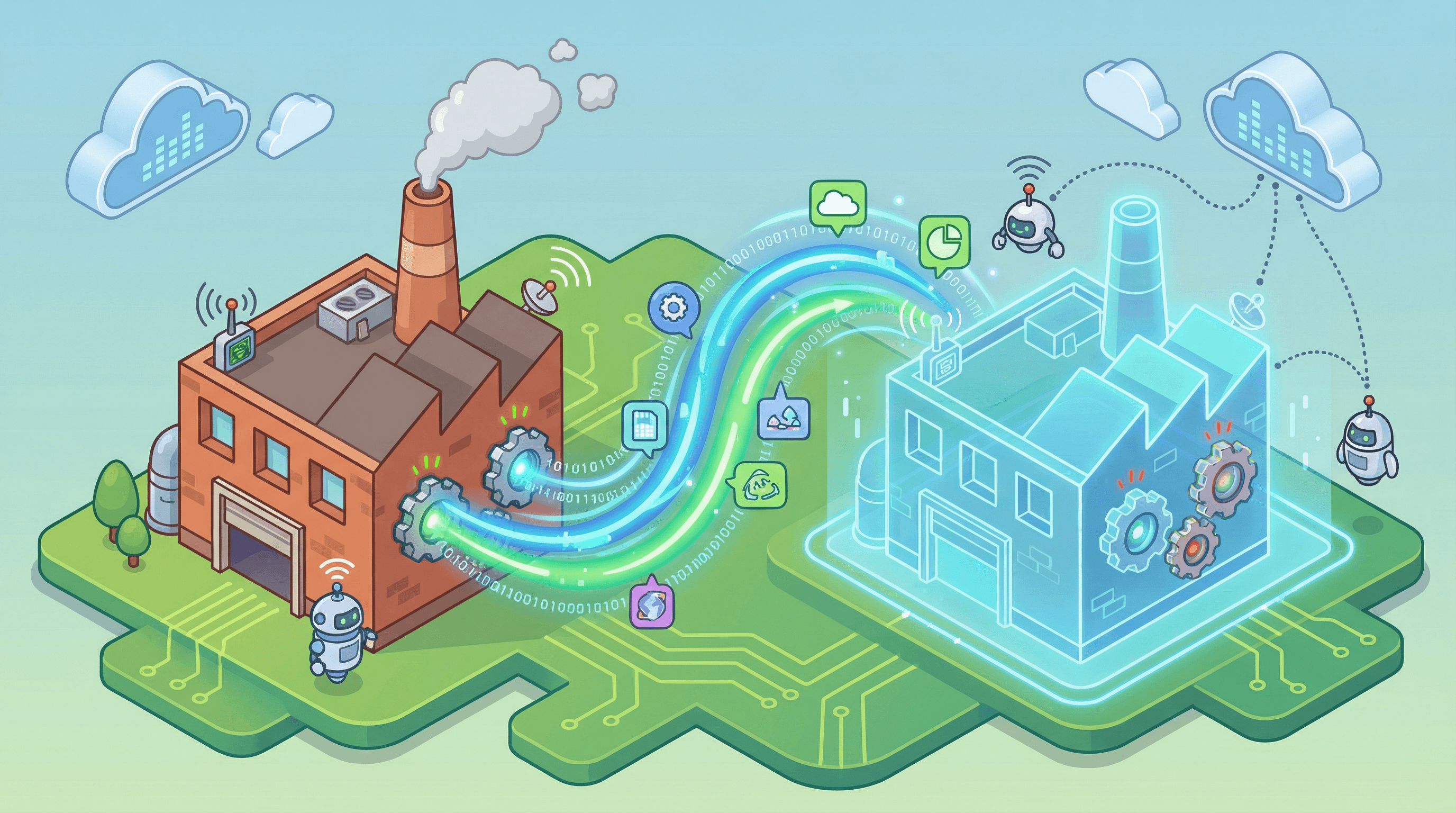 현실을 복제한다 — 디지털 트윈이 바꾸는 산업의 미래