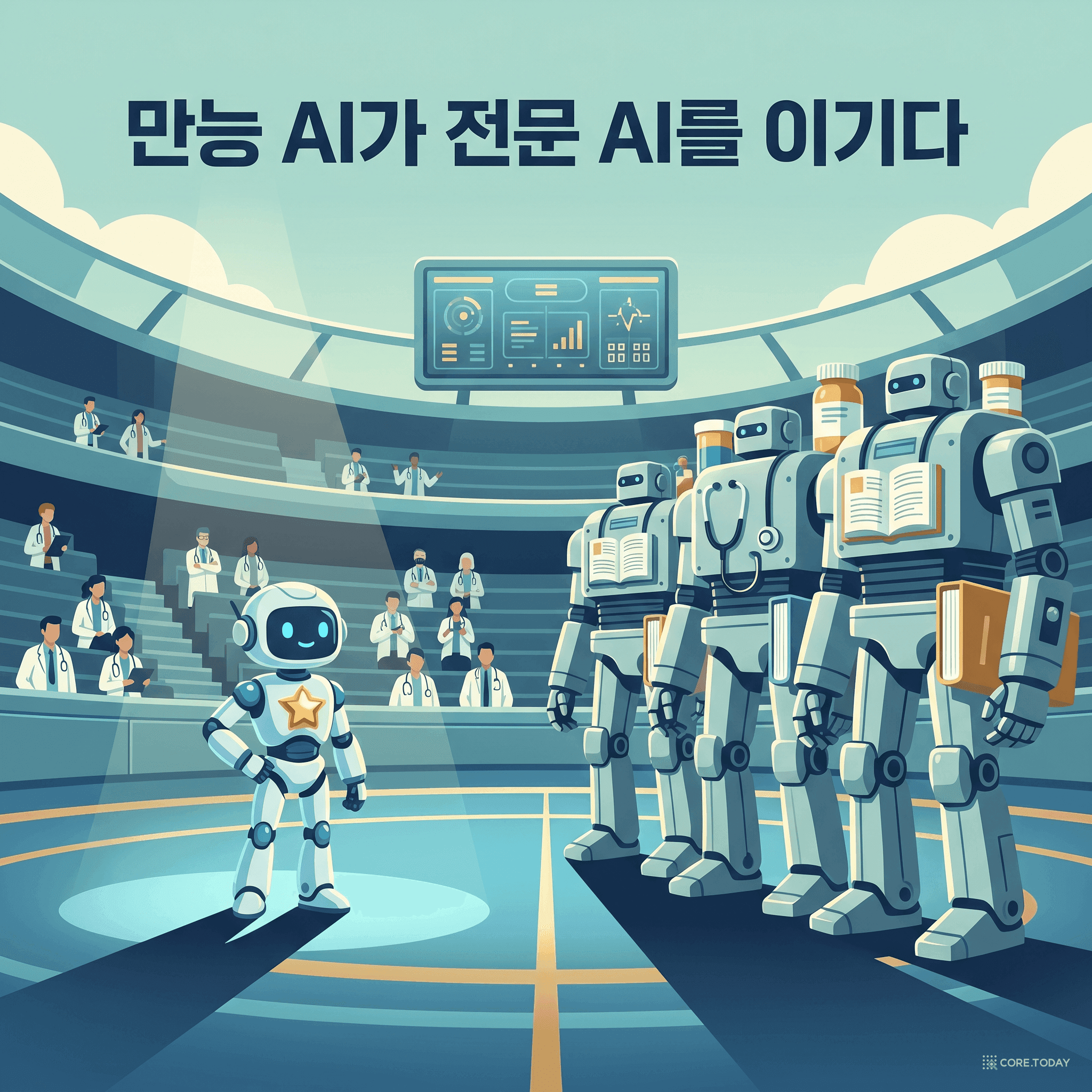 만능 선수가 전문가를 이겼다: 범용 LLM이 전문 의료 AI를 압도한 날 — Nature Medicine 2026 완전 해부