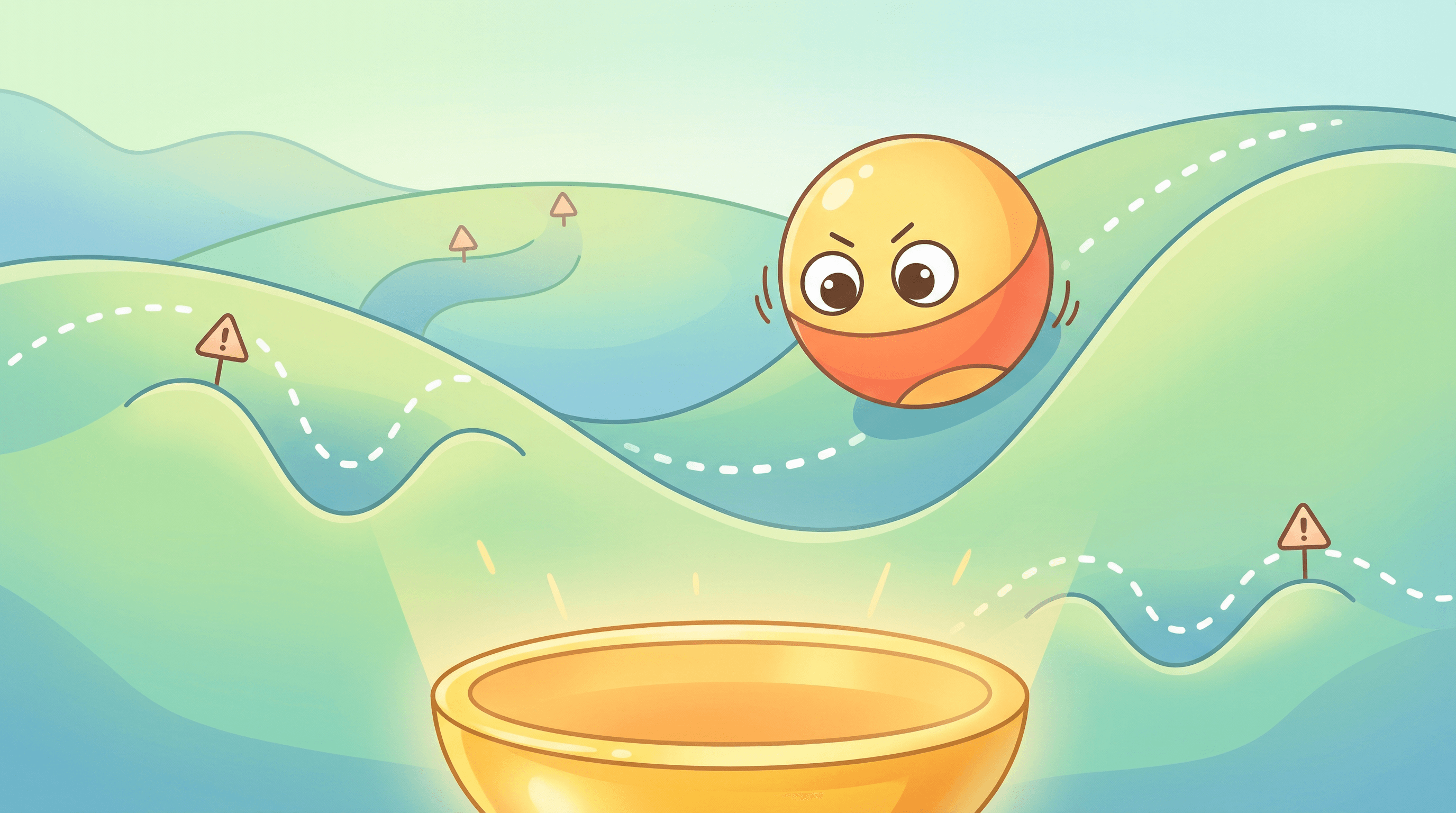 경사하강법의 모든 것: 공이 골짜기를 찾아가는 180년의 여정