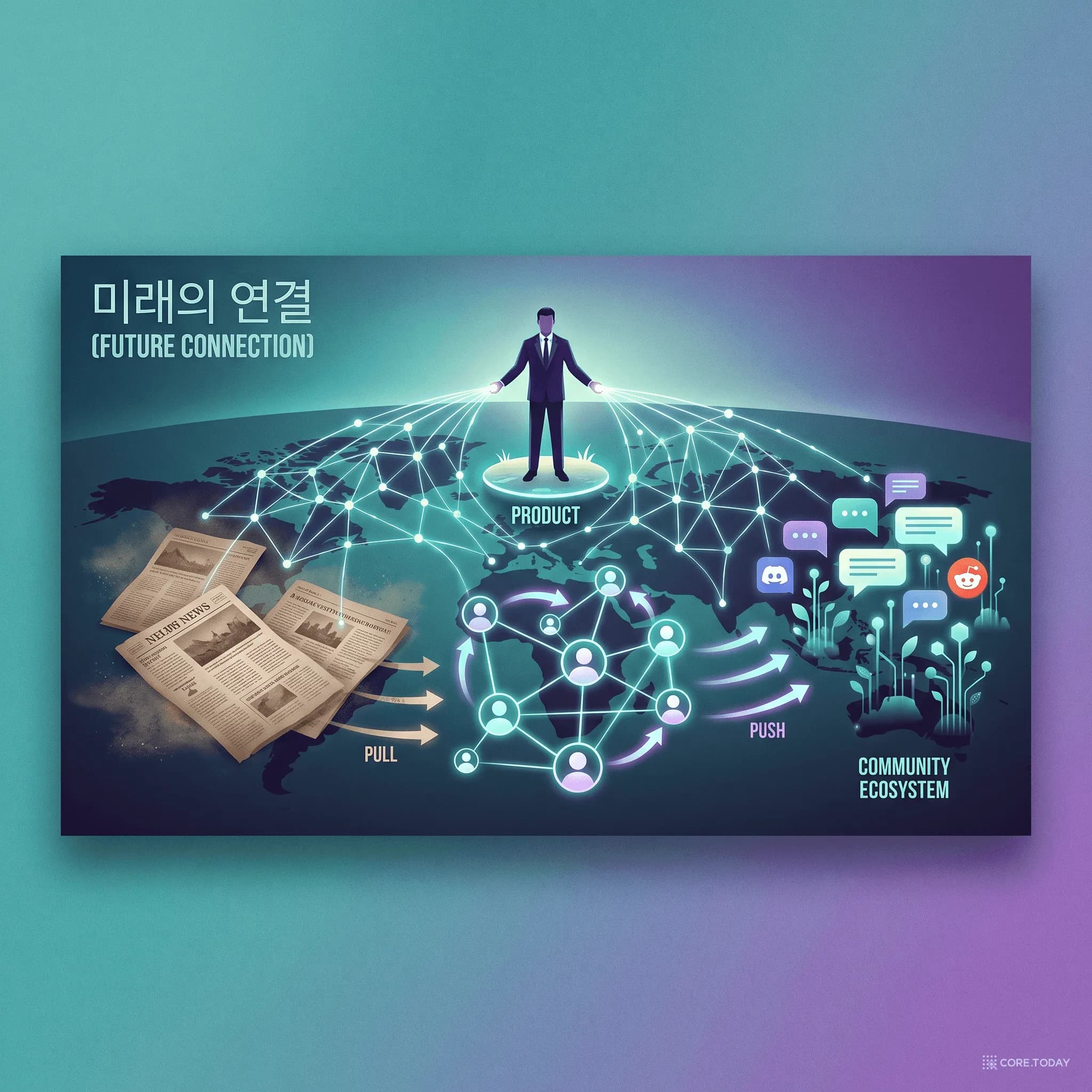 광고를 끄고 커뮤니티를 켜라 — Pull에서 Push, 그리고 생태계로: AI 시대 GTM 플레이북의 재작성