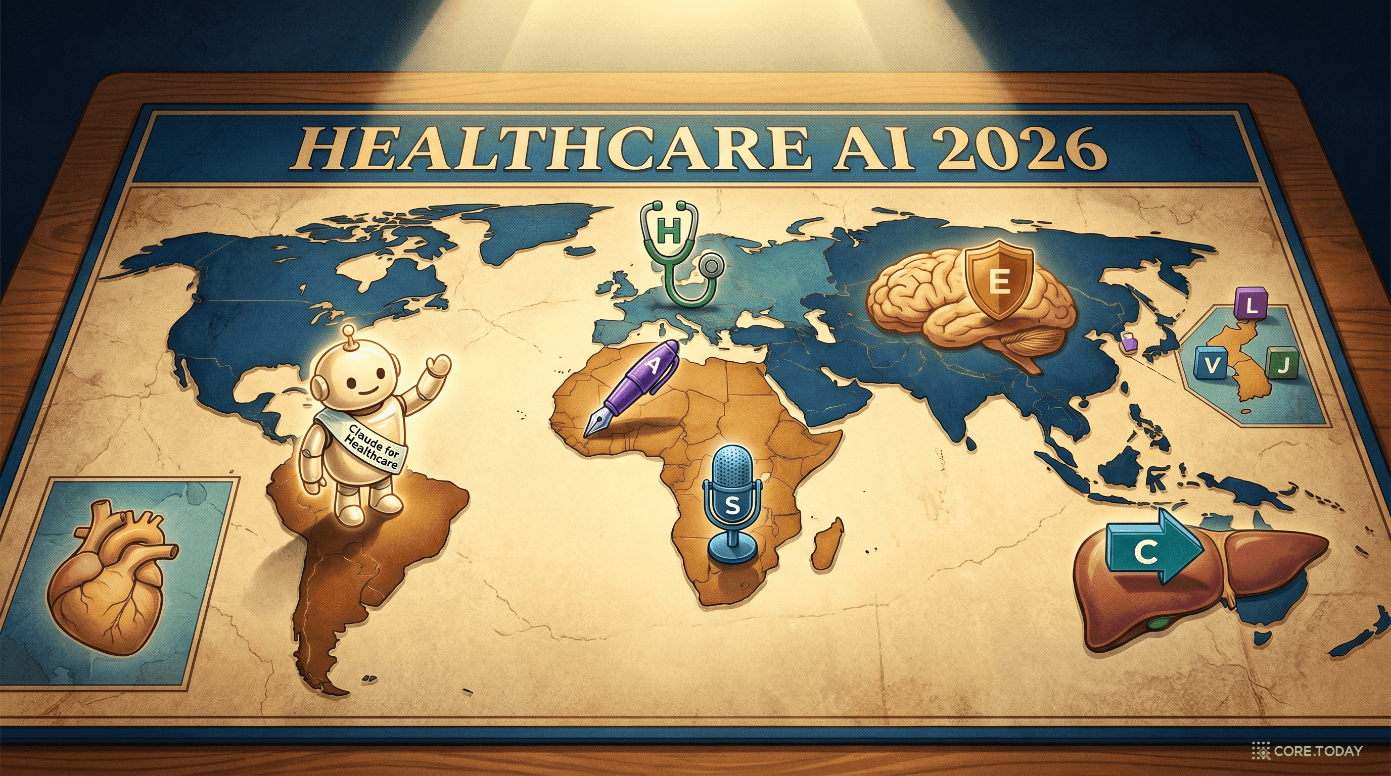 의료 AI 대전 2026: 의사의 일을 자동화하는 100조 원 시장의 모든 것
