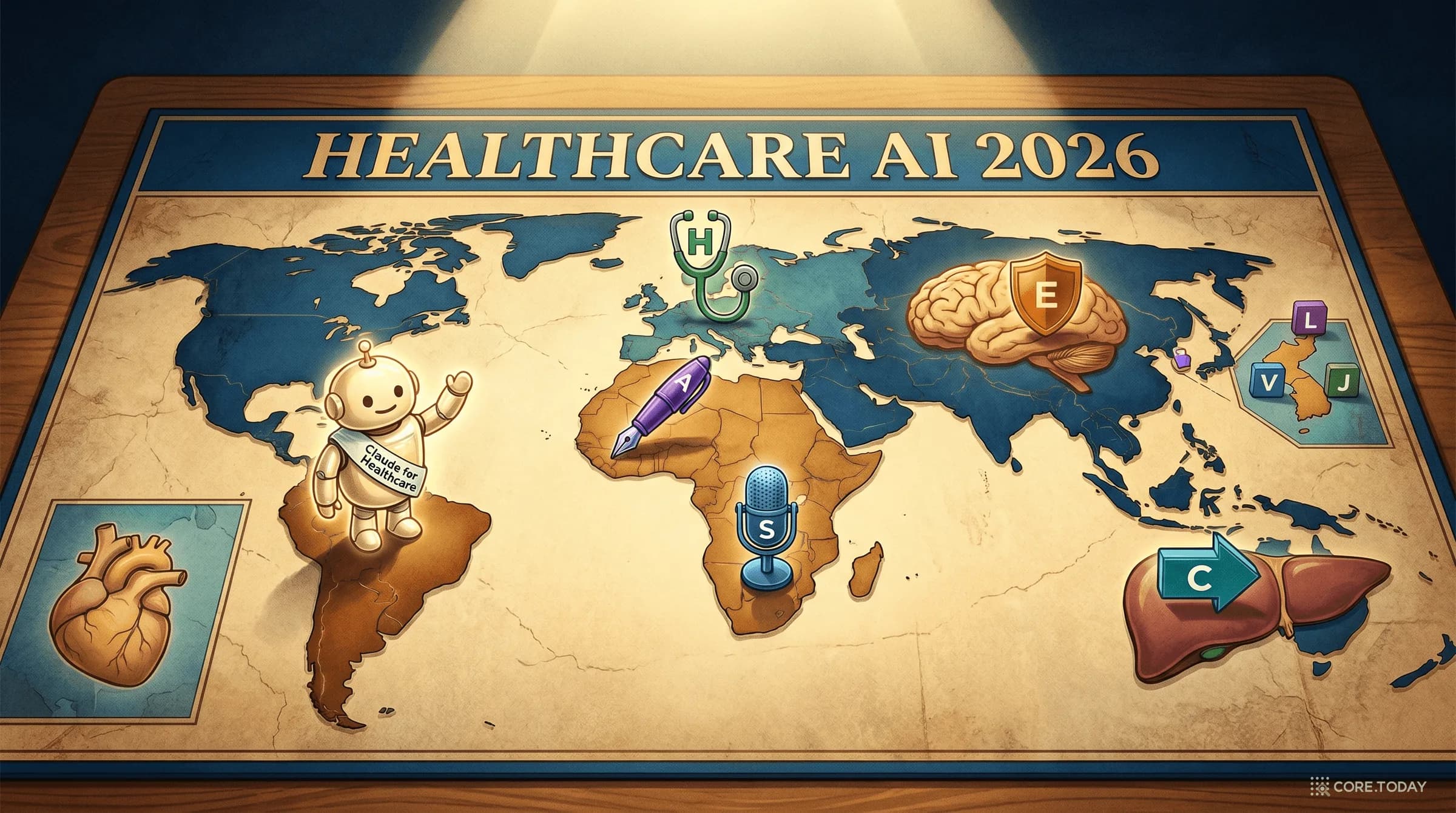 의료 AI 대전 2026: 의사의 일을 자동화하는 100조 원 시장의 모든 것