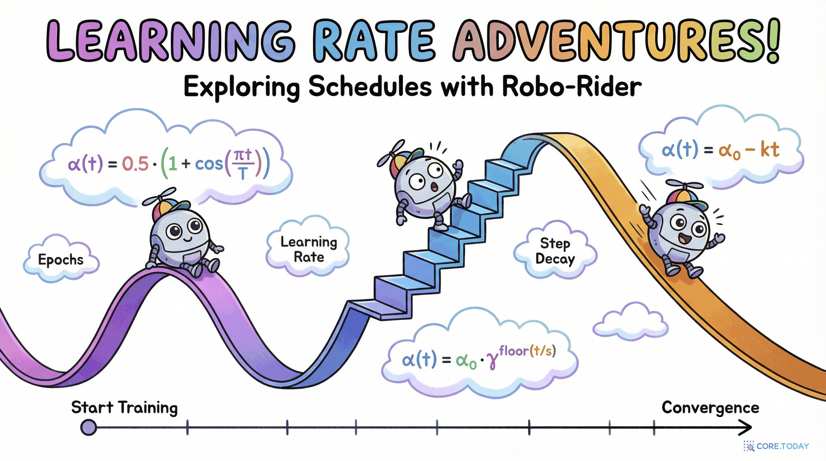 Learning Rate Schedule의 역사: 1951년 수학 정리에서 GPT의 코사인 스케줄까지