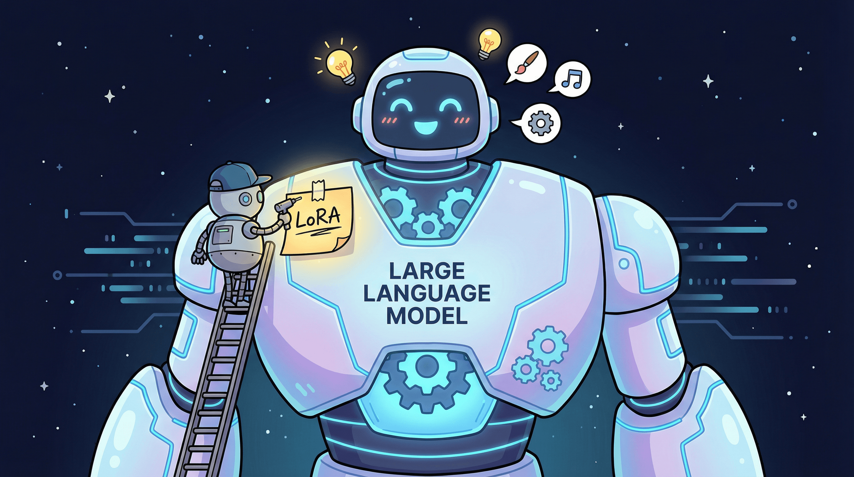 LoRA 완전 정복: 포스트잇 하나로 거대 AI를 내 것으로 만드는 법