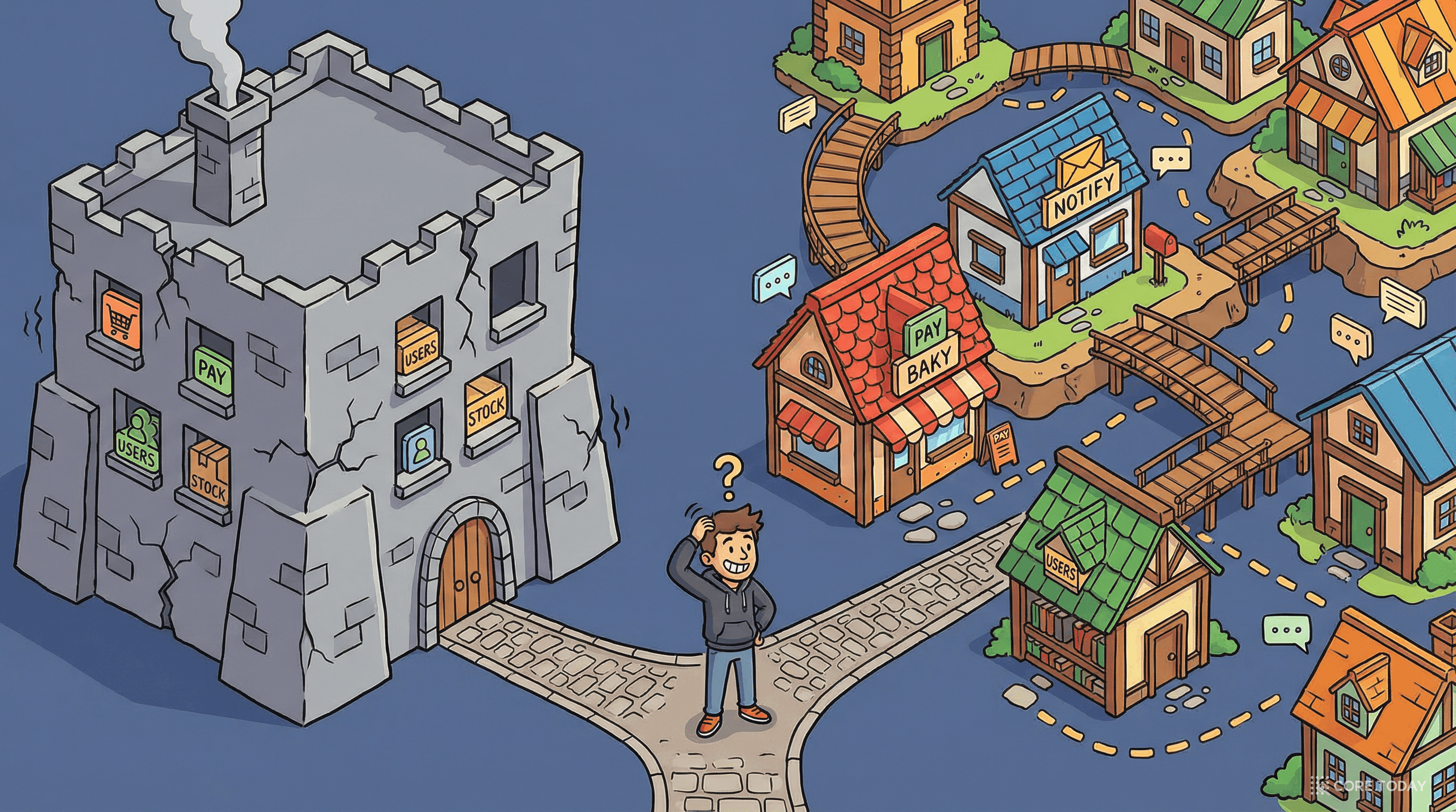 모놀리식 vs 마이크로서비스 특집: 아키텍처 선택의 영원한 논쟁, 끝장 정리