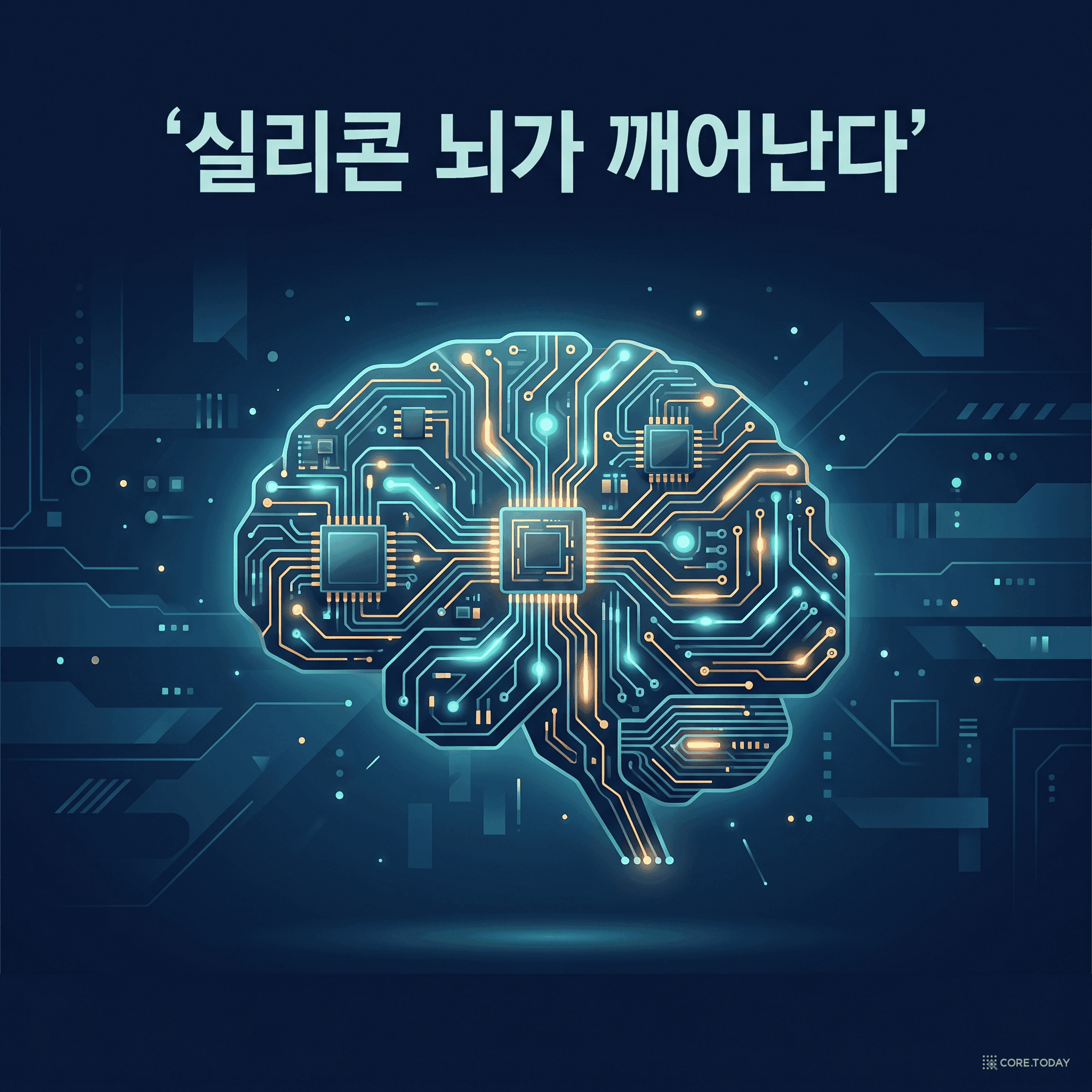실리콘 뇌가 깨어난다 — GPU가 태우는 전기의 250분의 1로, 뉴로모픽 컴퓨팅이 실험실을 나오다