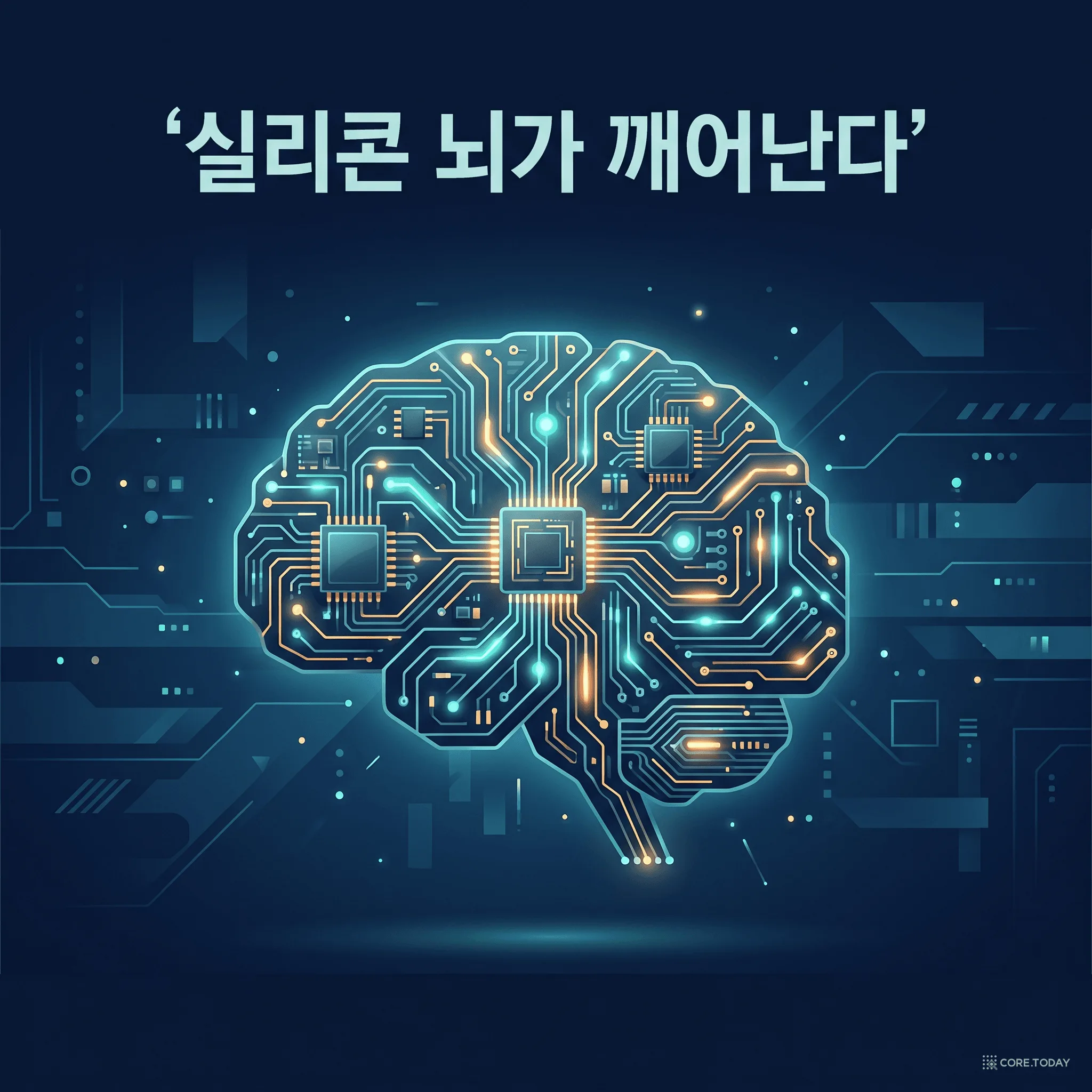 실리콘 뇌가 깨어난다 — GPU가 태우는 전기의 250분의 1로, 뉴로모픽 컴퓨팅이 실험실을 나오다