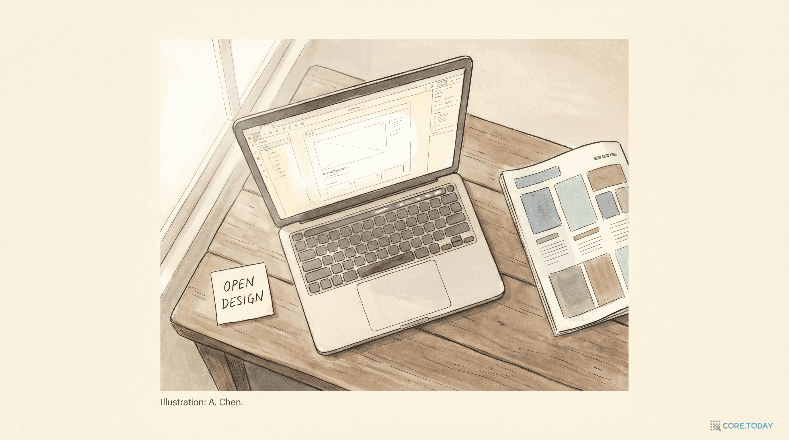 AI가 디자인을 '만들기' 시작했다 — Open Design 아키텍처 심층 분석