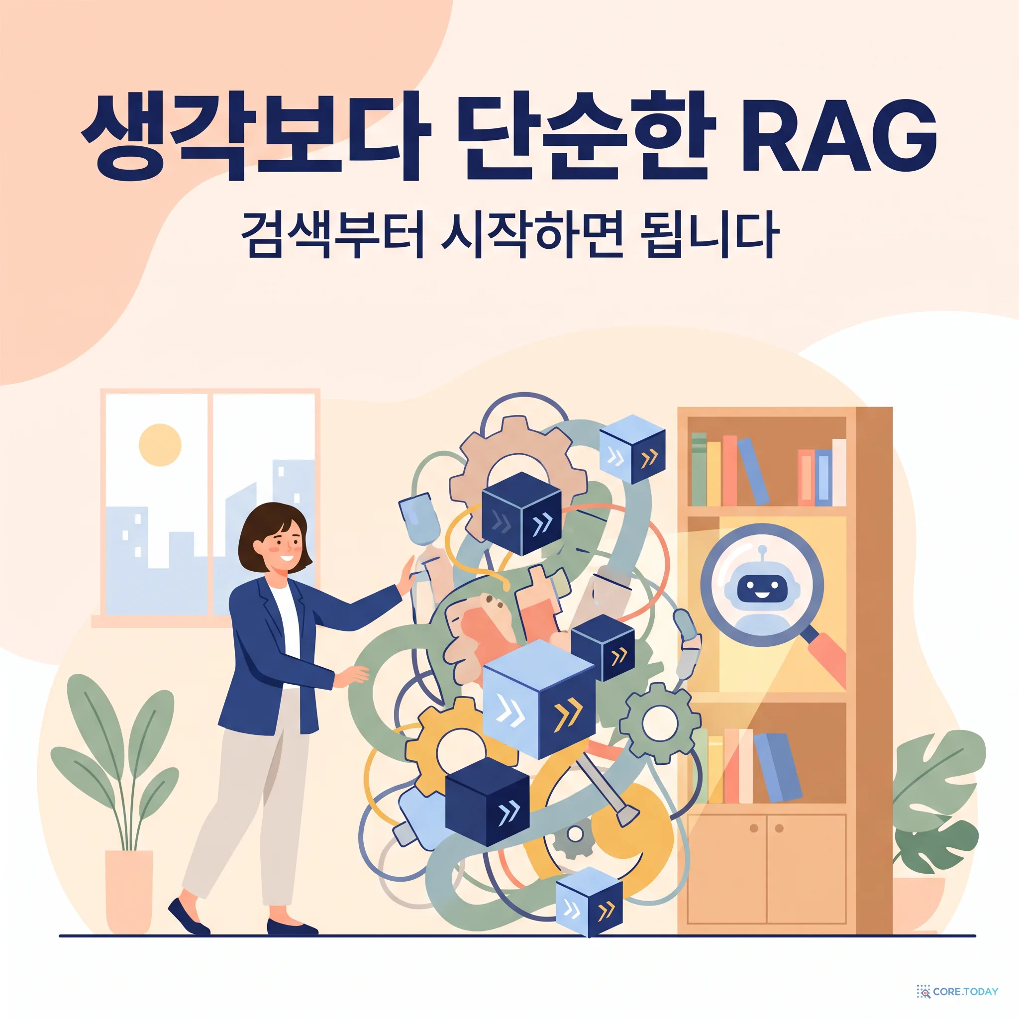 RAG는 생각보다 단순합니다 — 벡터 DB 없이 시작하는 6단계 레시피