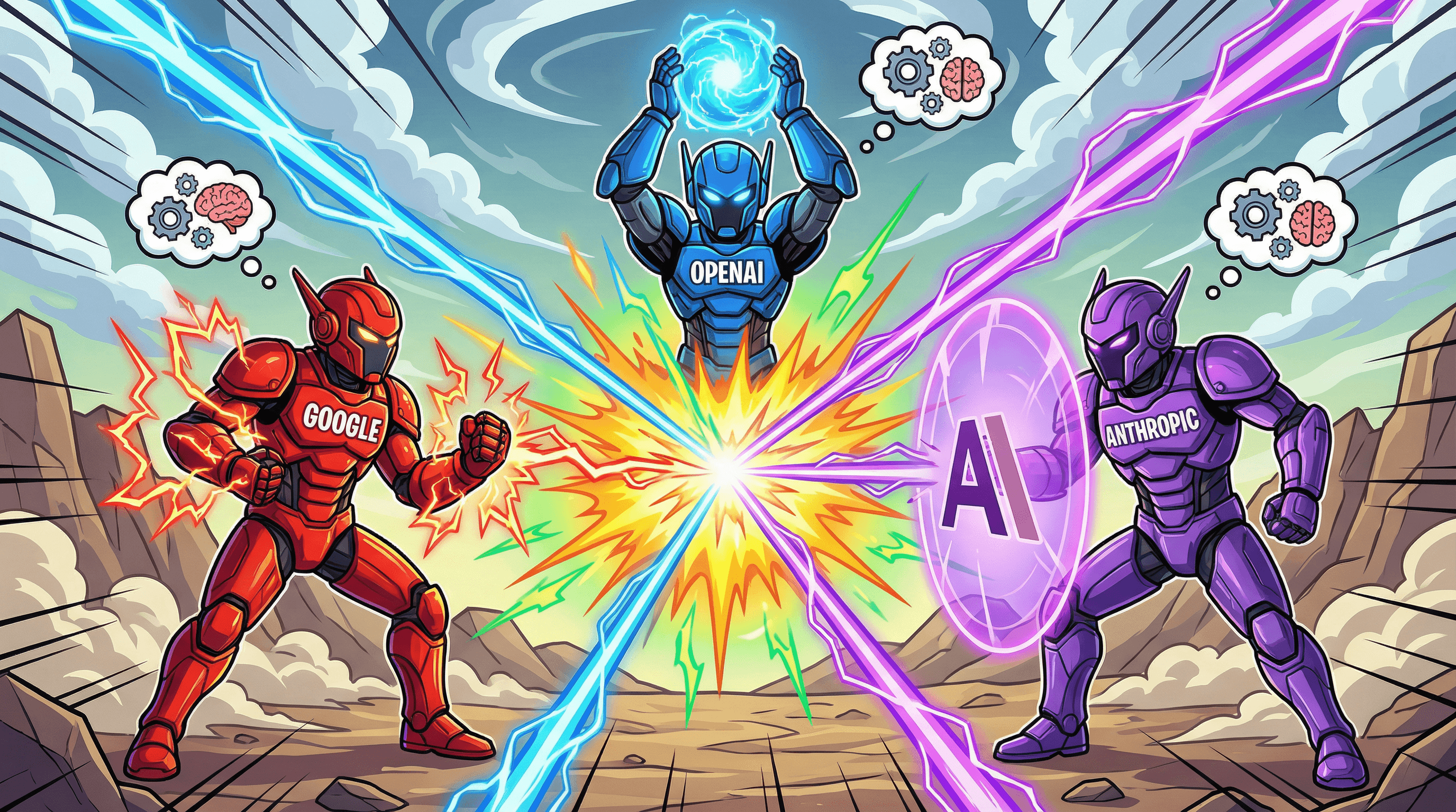 추론 모델 삼국지: Gemini Deep Think, OpenAI o3, Claude Opus — 누가 이기고 있나