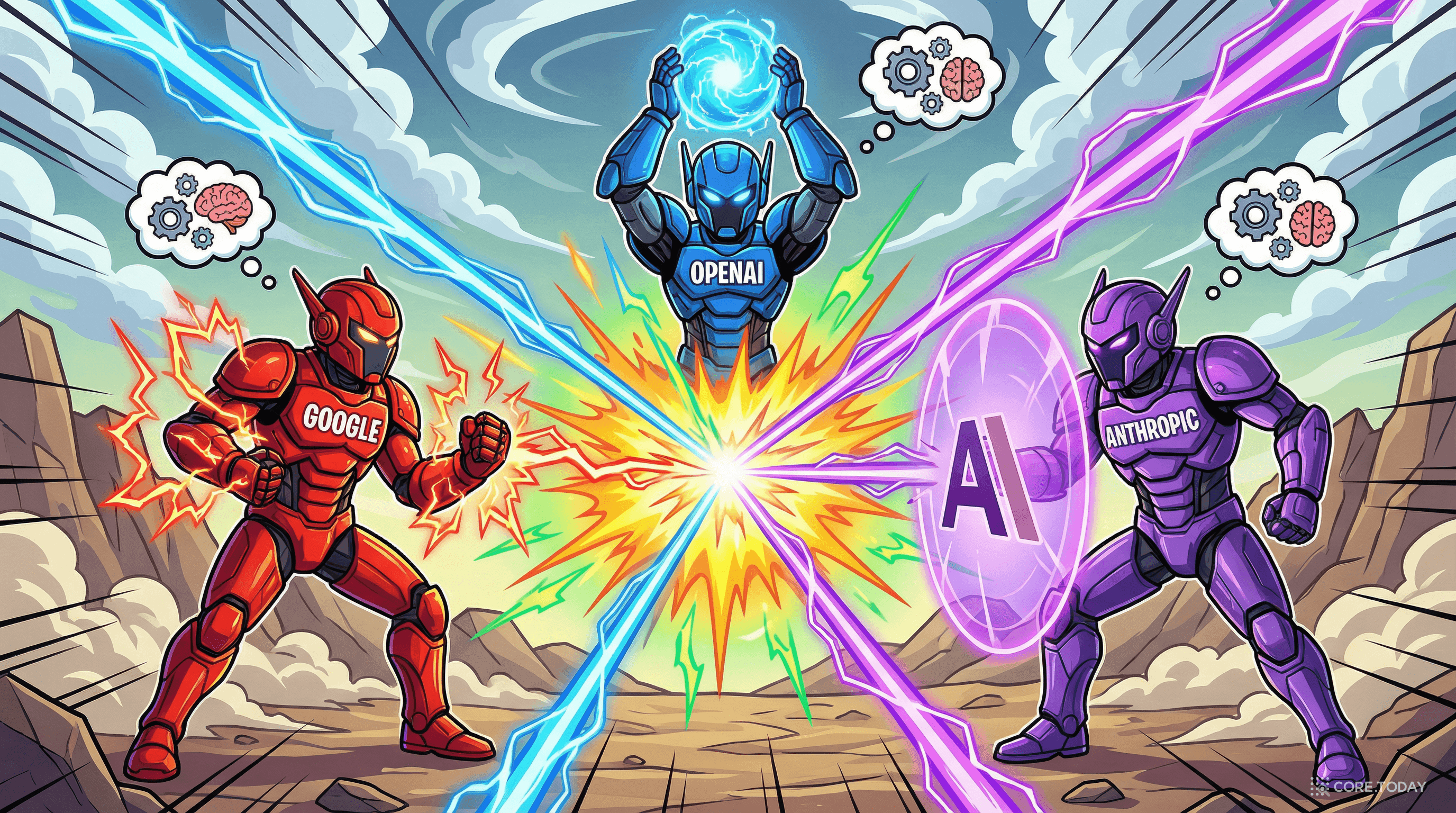 추론 모델 삼국지: Gemini Deep Think, OpenAI o3, Claude Opus — 누가 이기고 있나