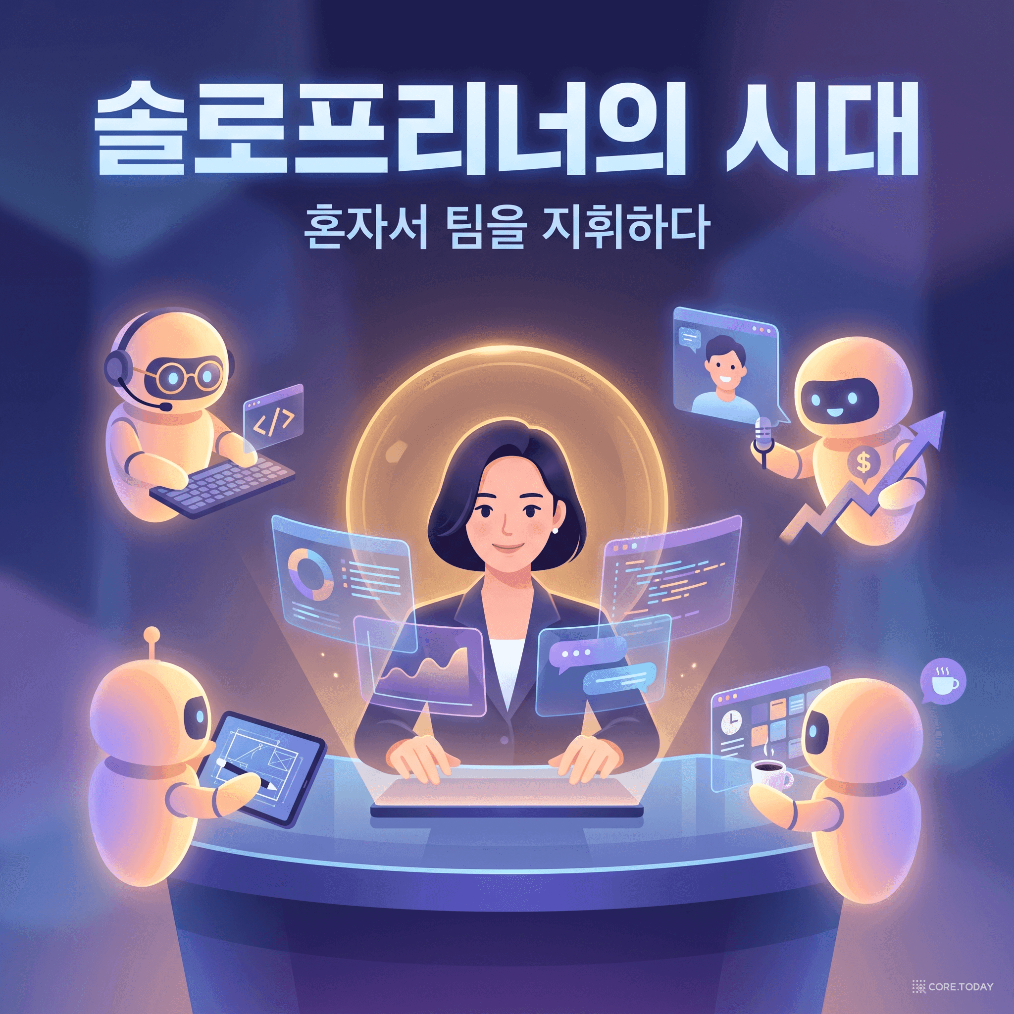 직원 0명, 매출 수백만 달러 — AI가 '팀'을 대체하자 벌어진 일: 솔로프리너 시대의 경제학과 아키텍처