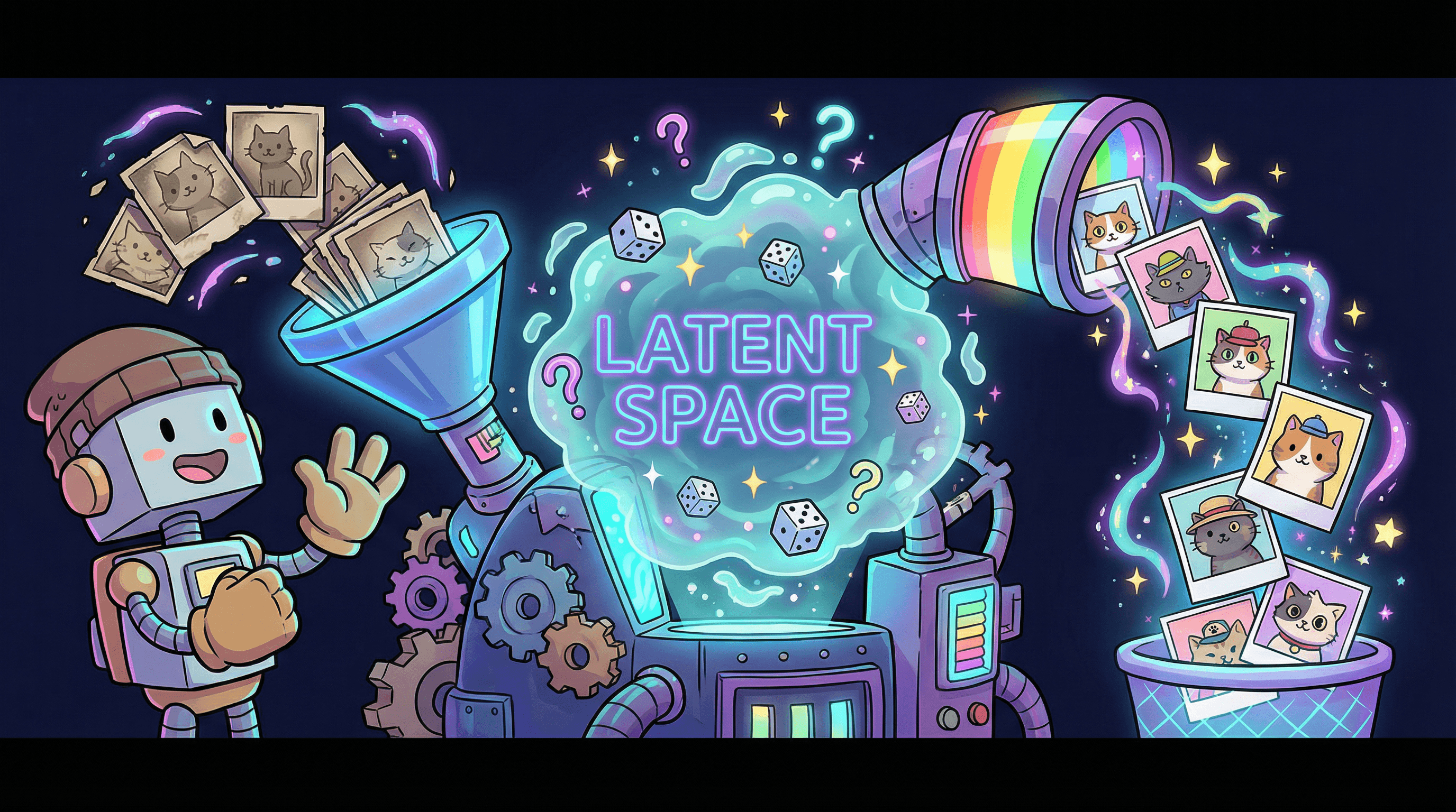 VAE 완전 정복: 확률의 마법으로 '없던 것'을 만들어내는 AI