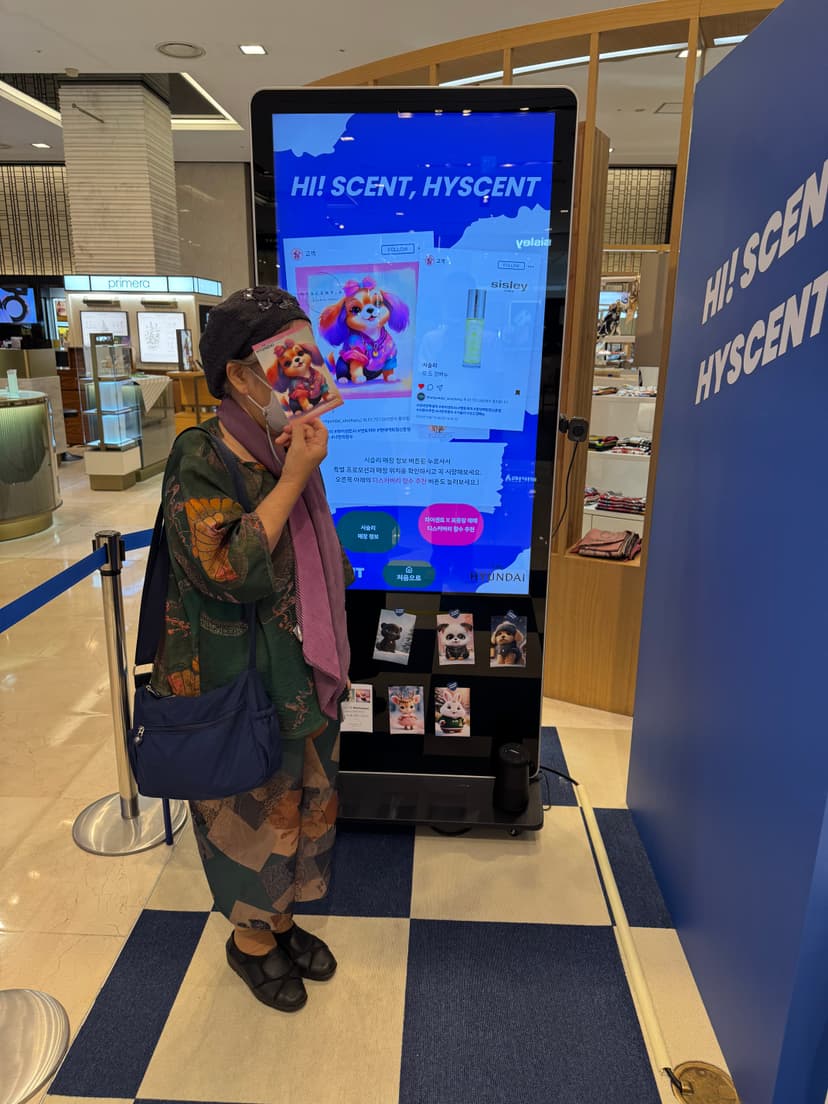 Hyscent AI 현장 사진