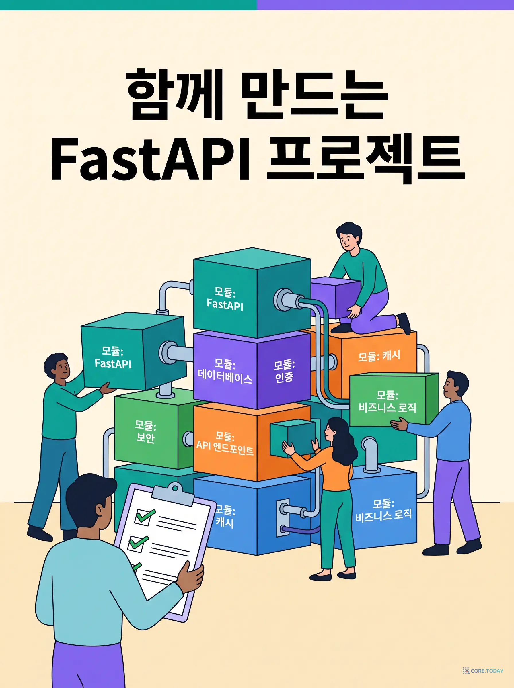 팀 프로젝트 폴더 구조 — 단일 파일에서 도메인형까지 (FastAPI 입문 7편)