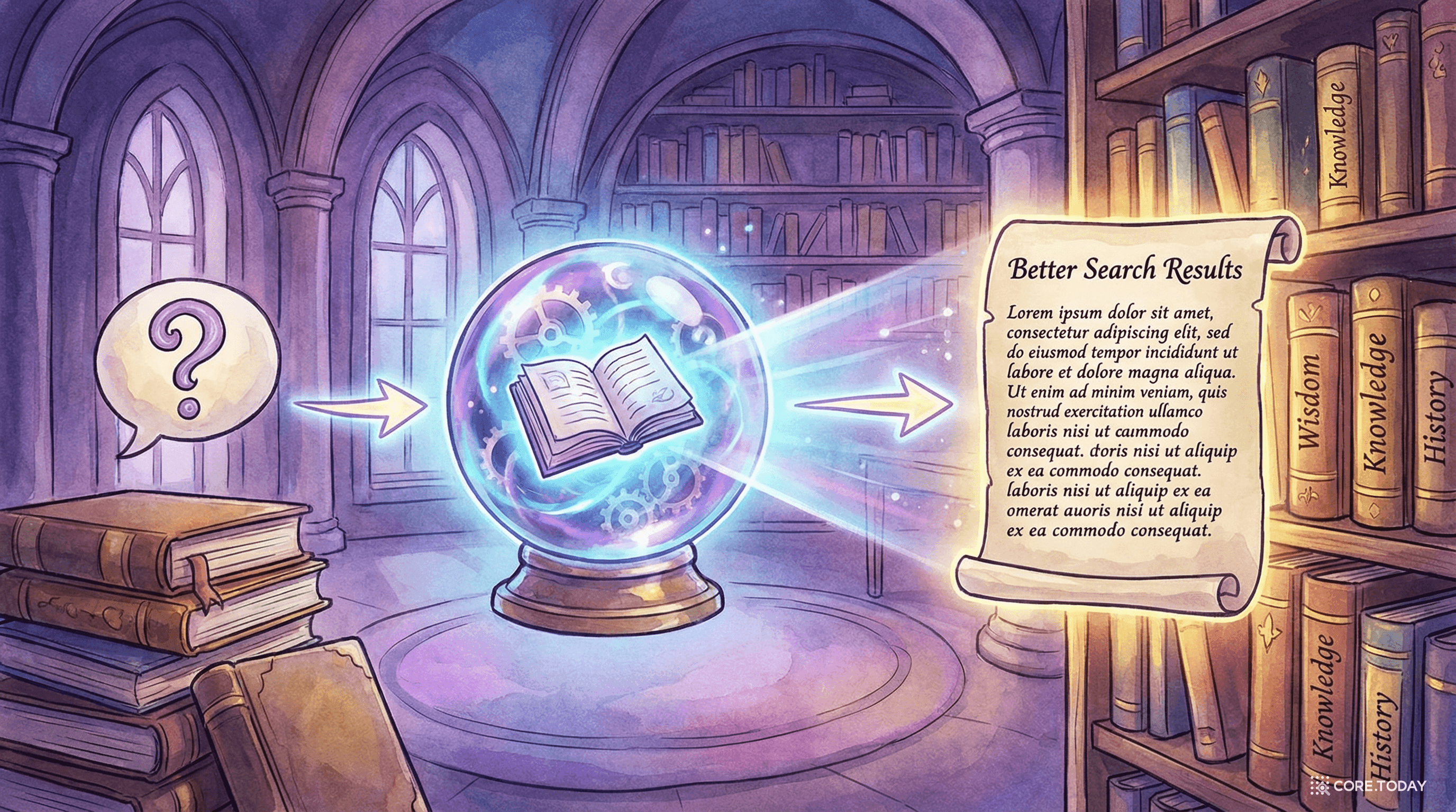 HyDE 쿼리 변환 — 질문을 수정구슬처럼 가상의 답변으로 변환하여 더 정확한 문서를 찾는 마법