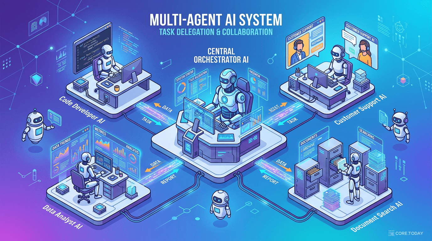 멀티 에이전트 시스템 — 전문 에이전트들이 협업하는 아키텍처