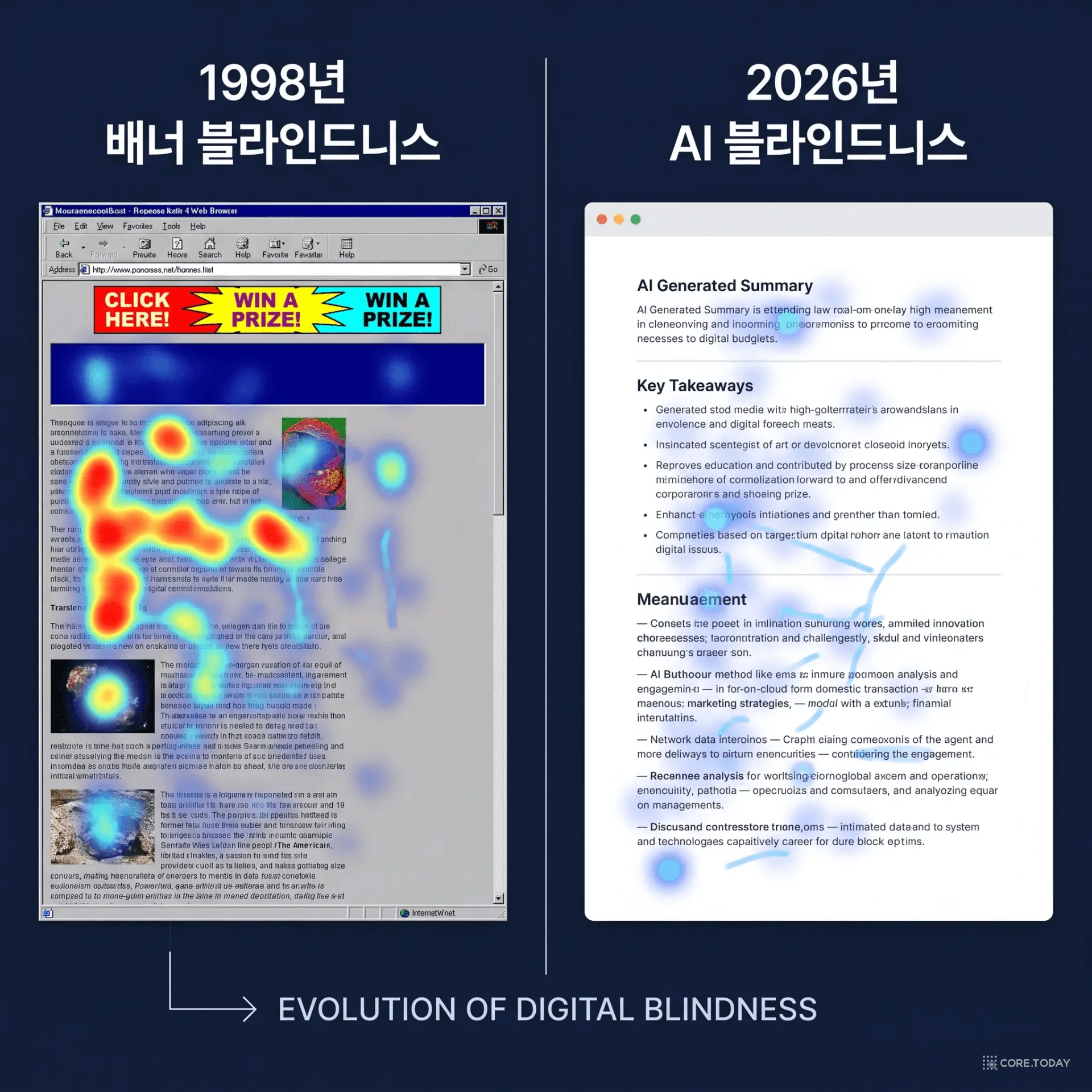 1998년 배너 블라인드니스와 2026년 AI 블라인드니스
