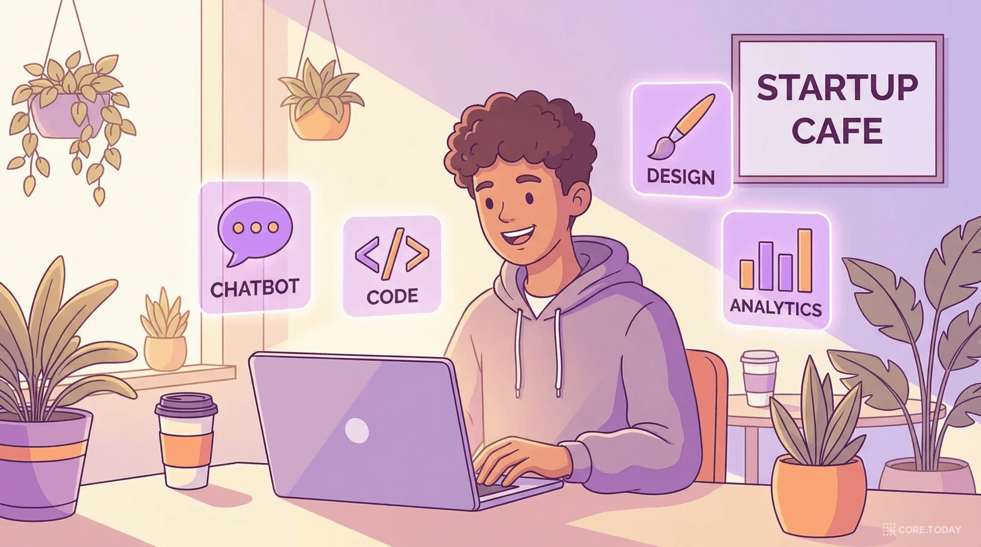 AI를 도구로 쓰는 젊은 창업가