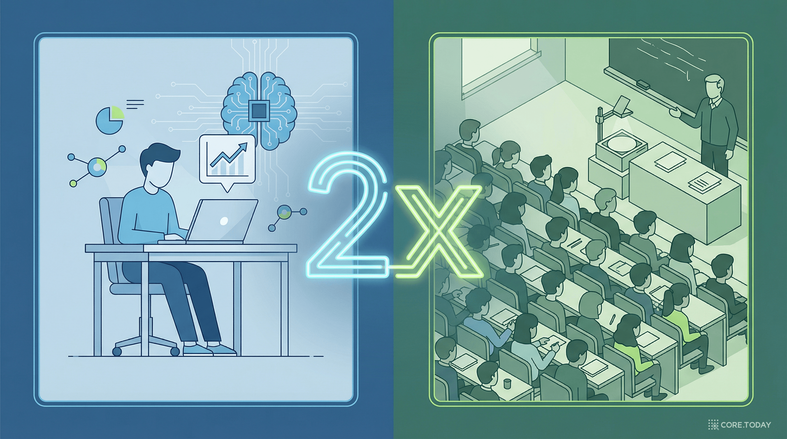 하버드 연구 — AI 튜터 학습 vs 교실 수업 효과 비교